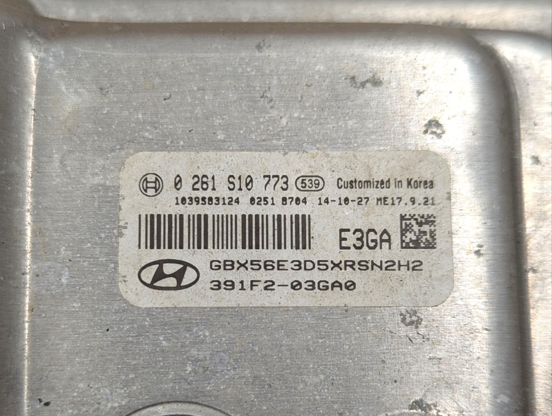 satz start Hyundai i20 2 GB 2014 391F2-03GA0