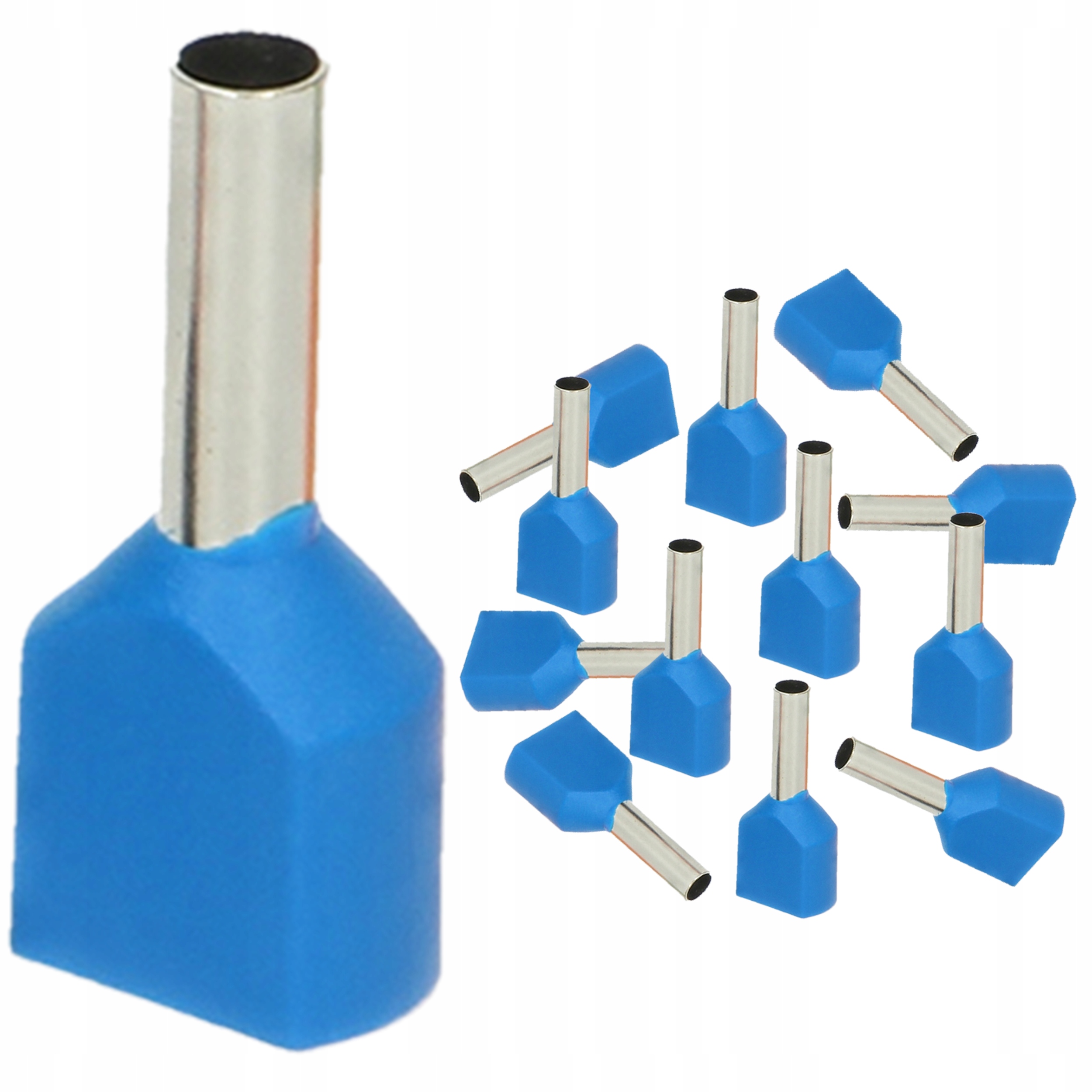 

Tulejki Izolowane Kablowe Podwójne 1,5mm² 100 Szt