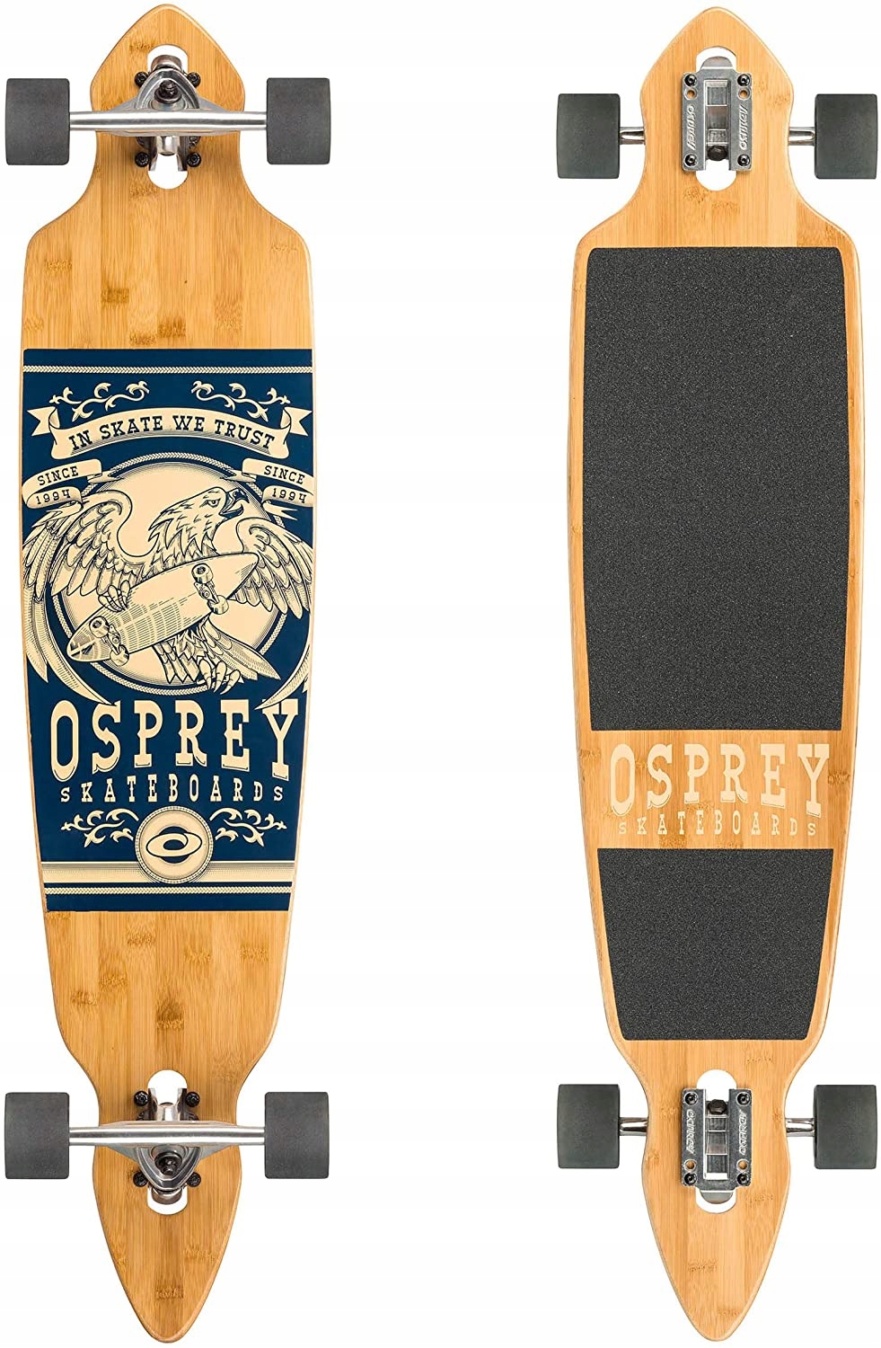 Osprey Deskorolka Longboard Eagle 42" Twin Tip - Trucki Drop-Through 7" Stan opakowania oryginalne