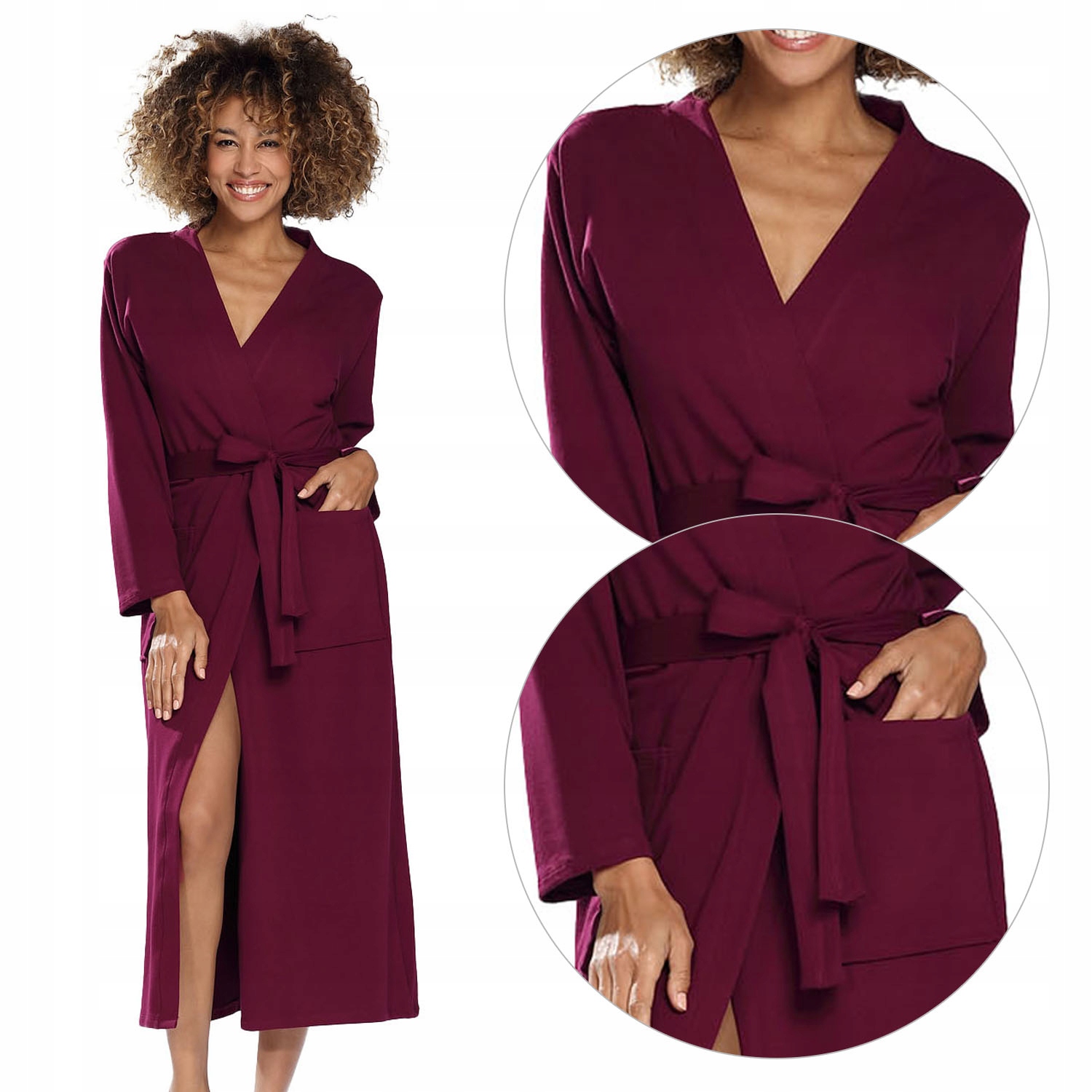 Dkaren Melissa bordo Noční Župan župan S