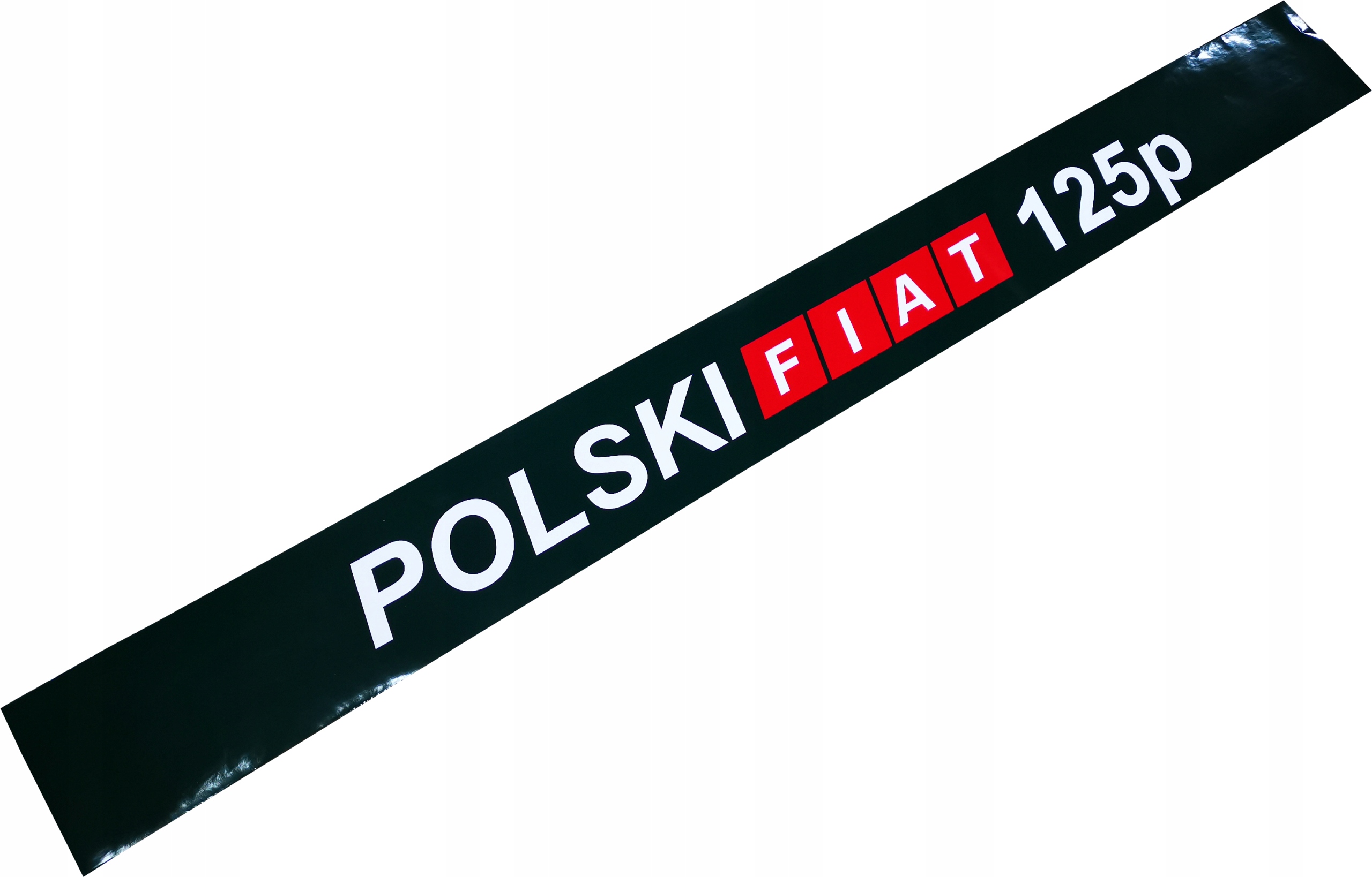 

Pas przeciwsłoneczny Duży Fiat 125p naklejka red