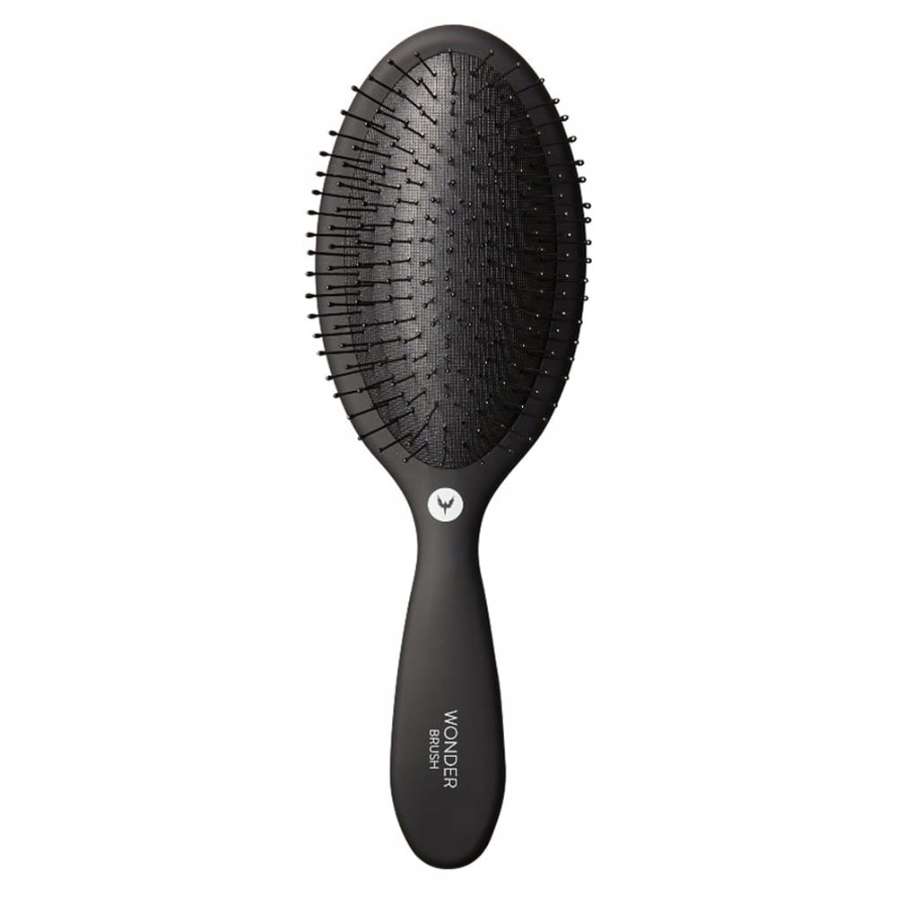 Hh Simonsen Wonder Brush Black rozčesávací kartáč barva černá