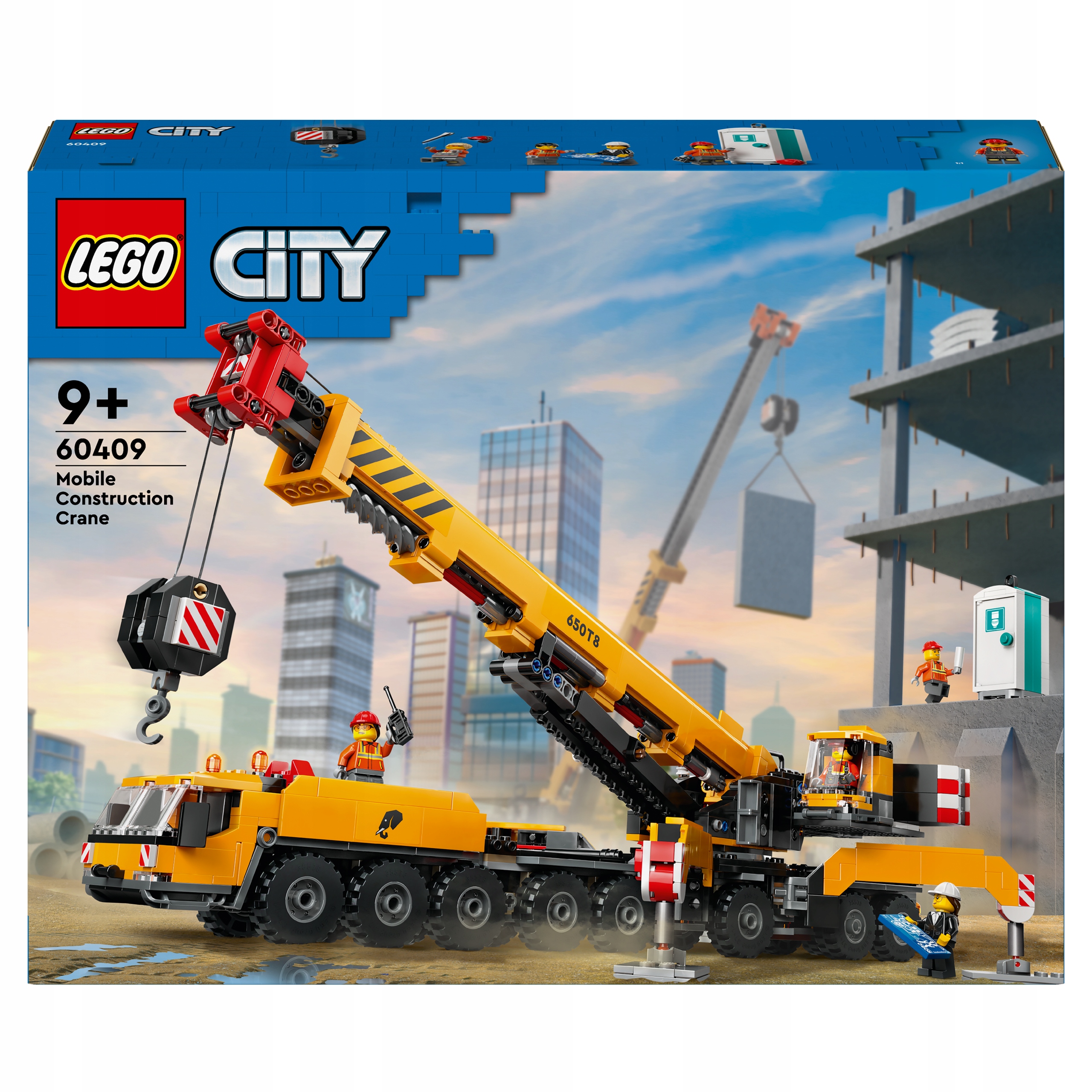 Lego City Żółty ruchomy żuraw 60409