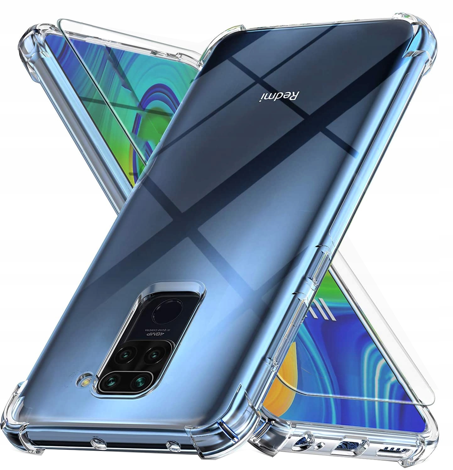 

Etui do Xiaomi Redmi Note 9 Anti Shock Case +szkło