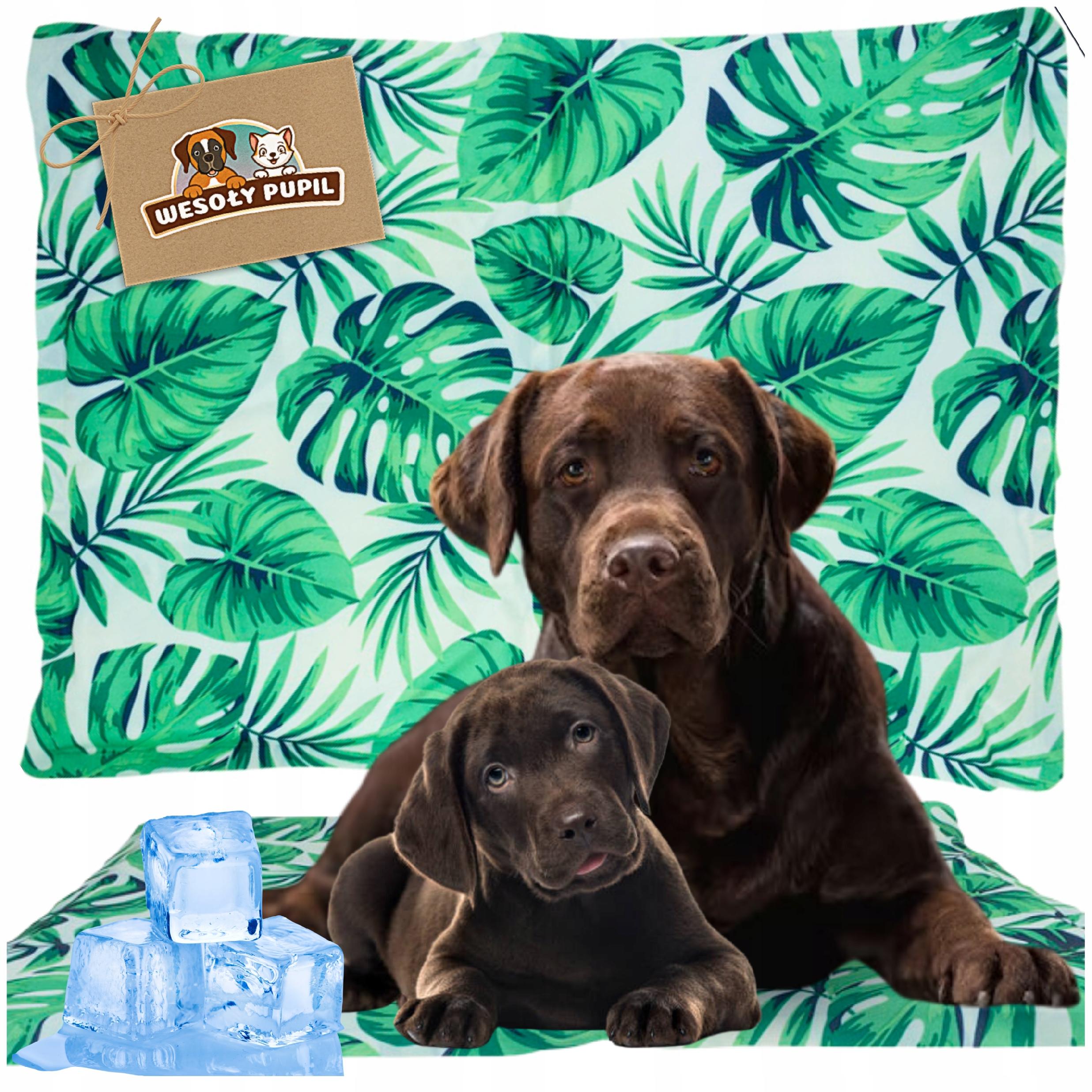 Levně Chladící podložka pro velkého psa na Léto Horko L 90x50 voděodolná