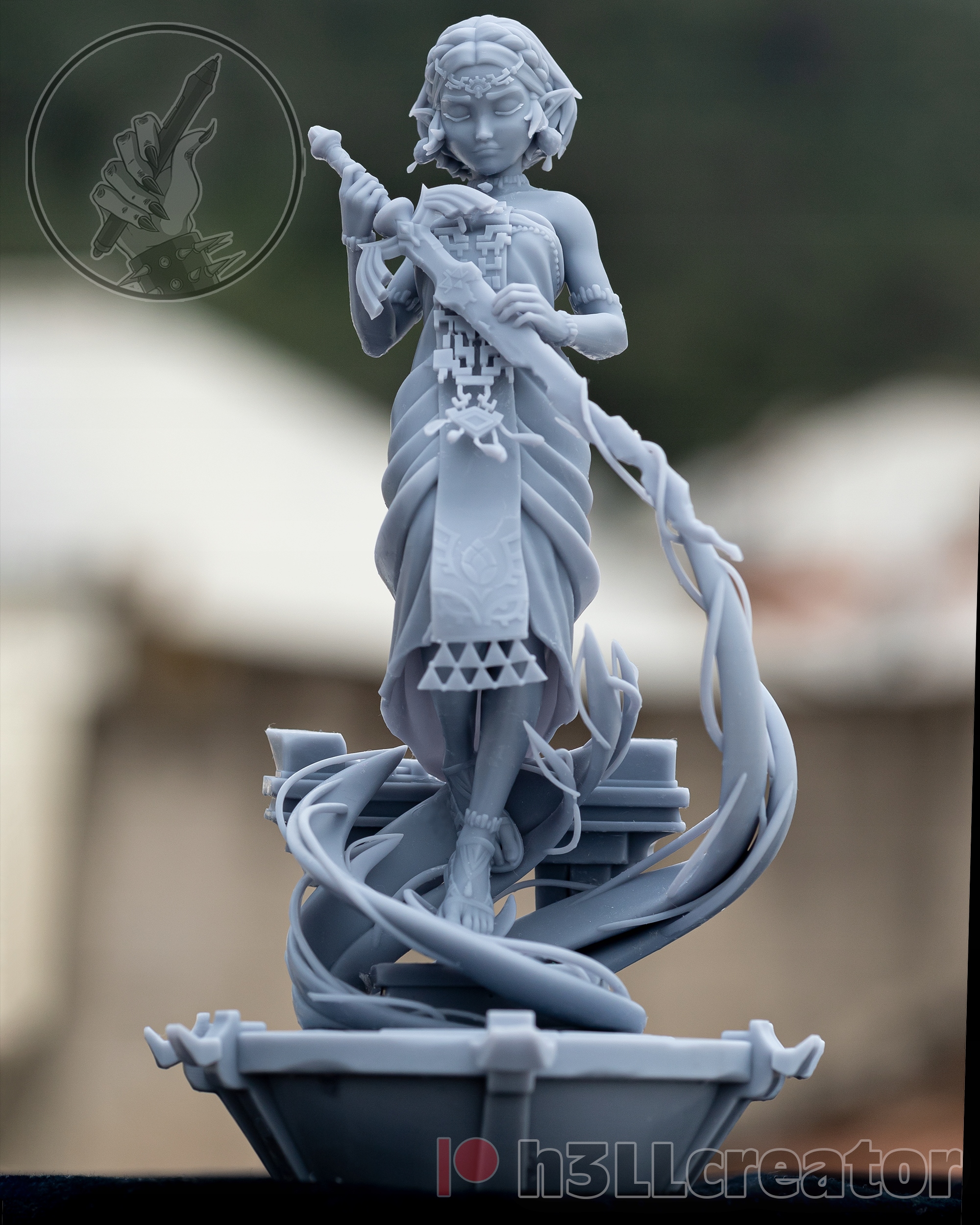 Figurka Zelda The Legend of Zelda h3LL creator 3D tisk 12K