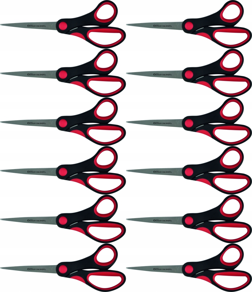 

Nożyczki do papieru nierdzewne 21cm biurowe x12