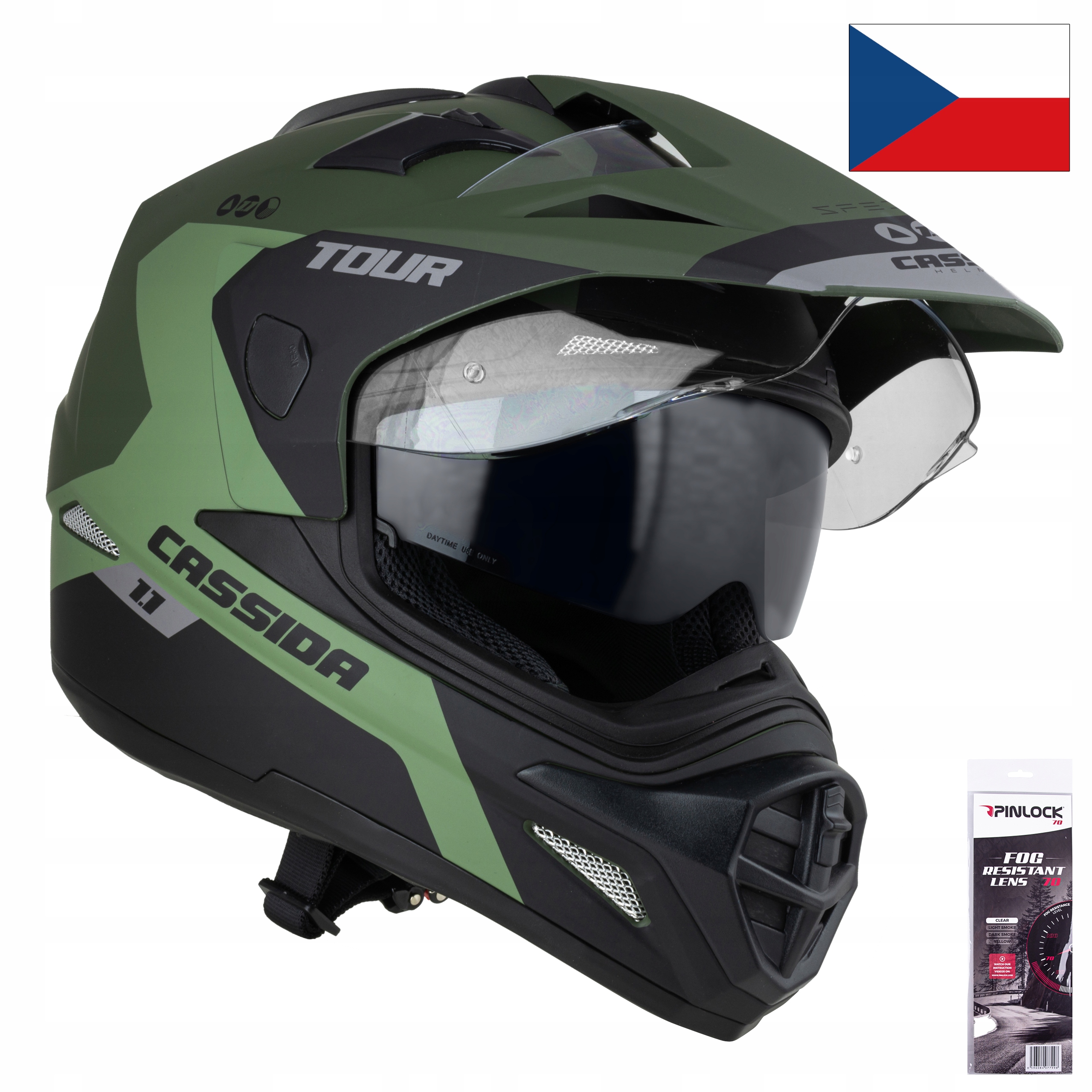 

Czeska Cassida Tour Kask Motocyklowy Cross New XL
