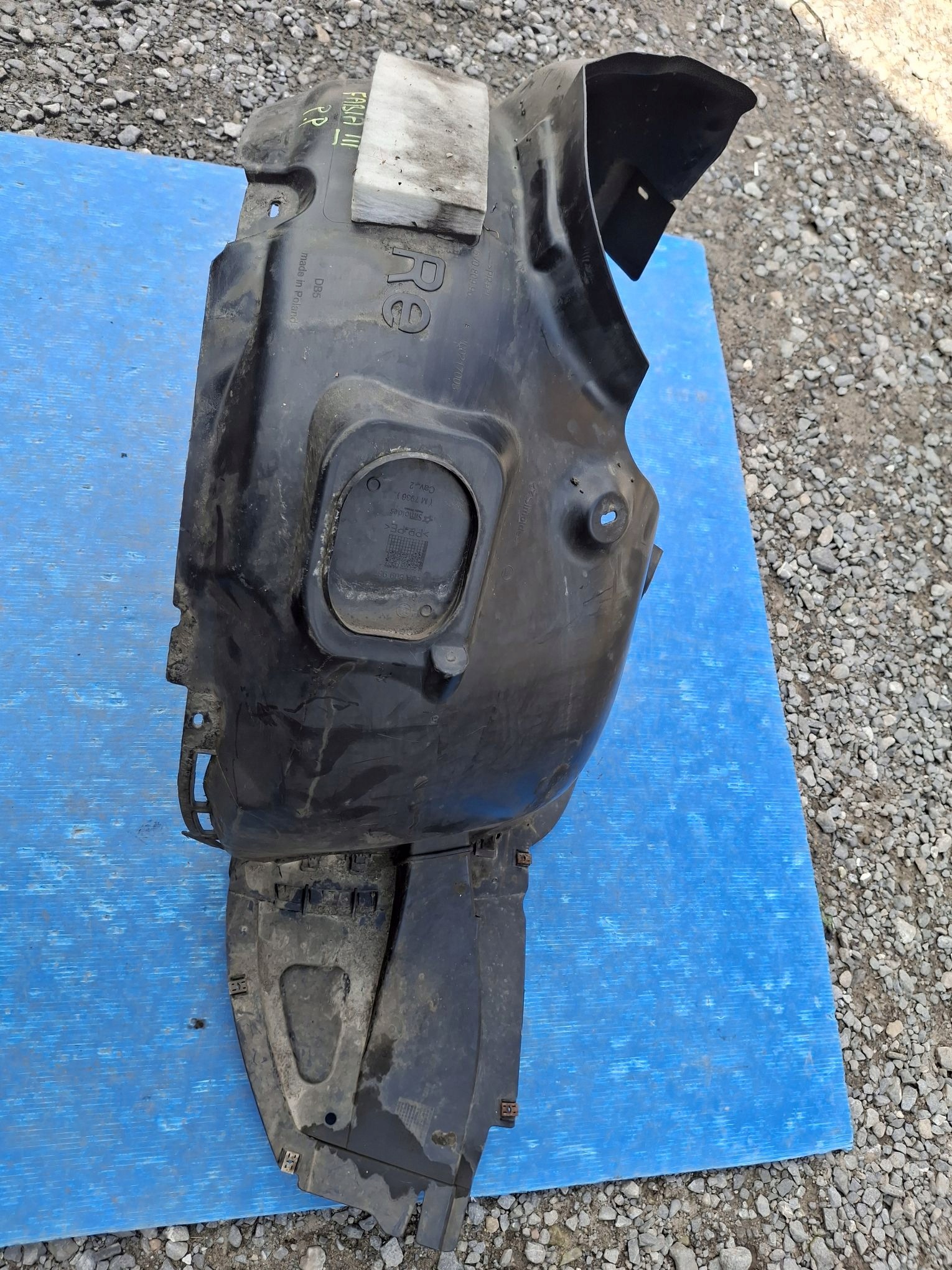 mudguard right front SKODA FABIA III 2014R->