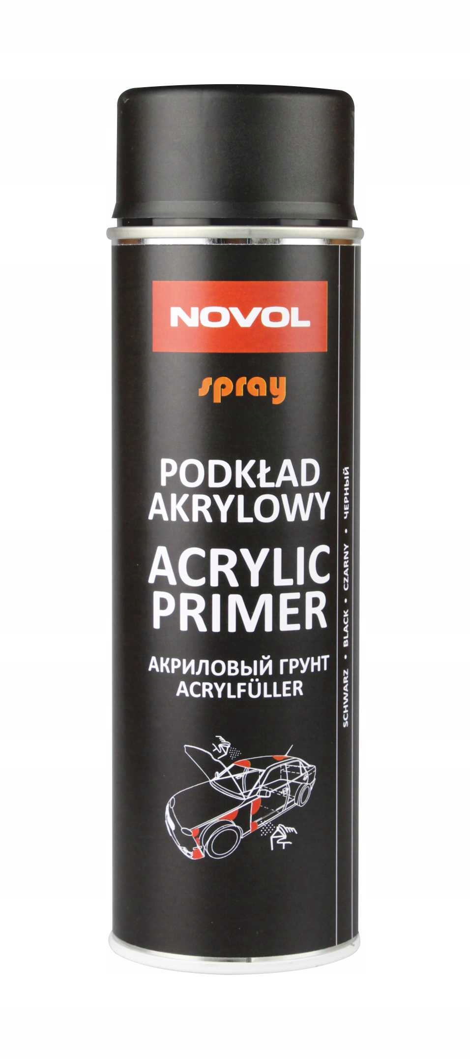 

Novol Podkład Akrylowy Akryl Spray Farba Szary