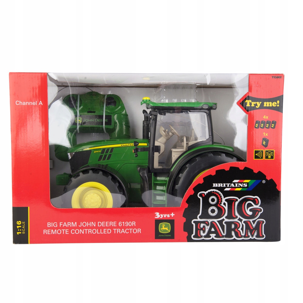 

Tomy Traktor John Deere 6190R 42838