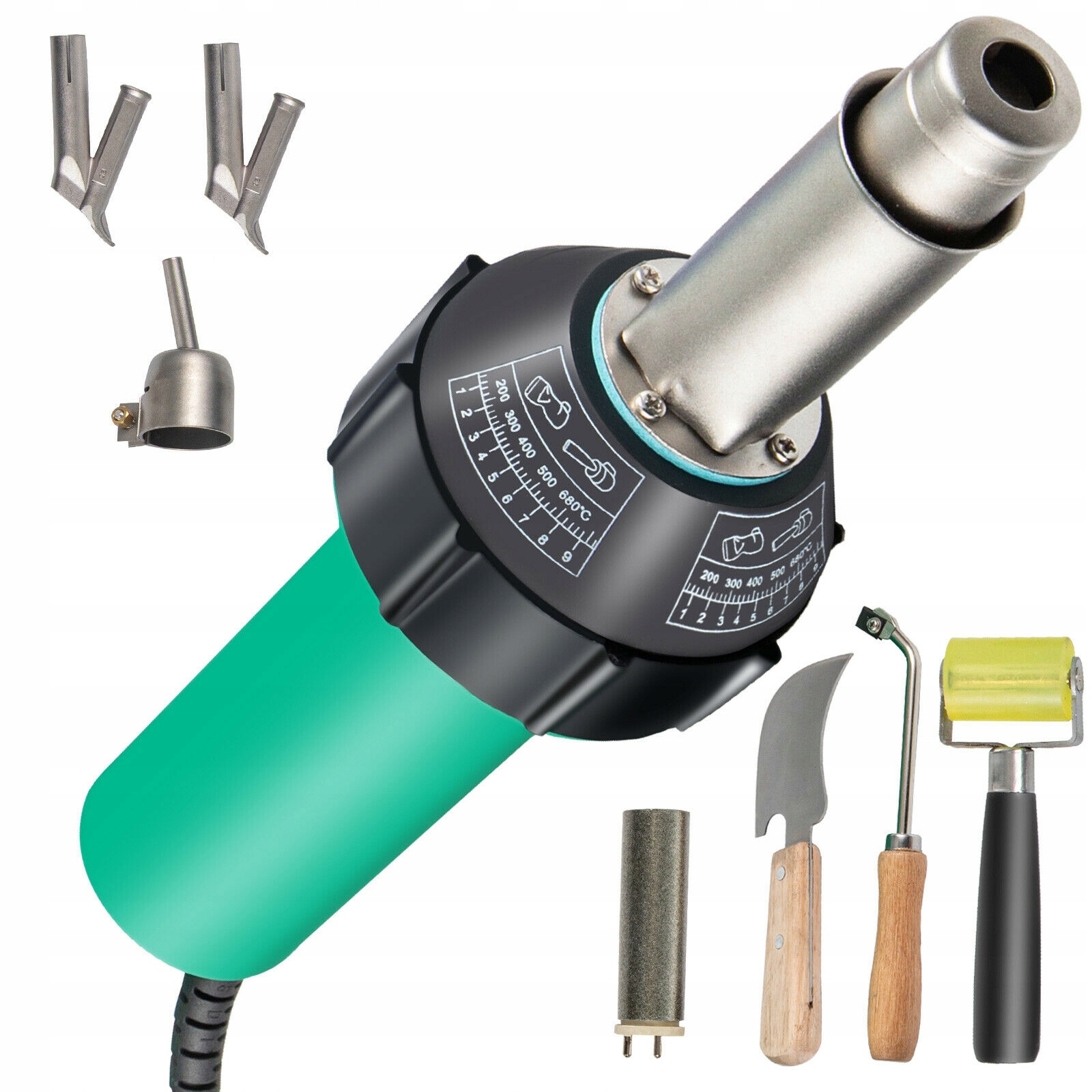 VEVOR Svařovací pistole PVC 8 příslušenství 1.6KW za 3067 Kč Allegro