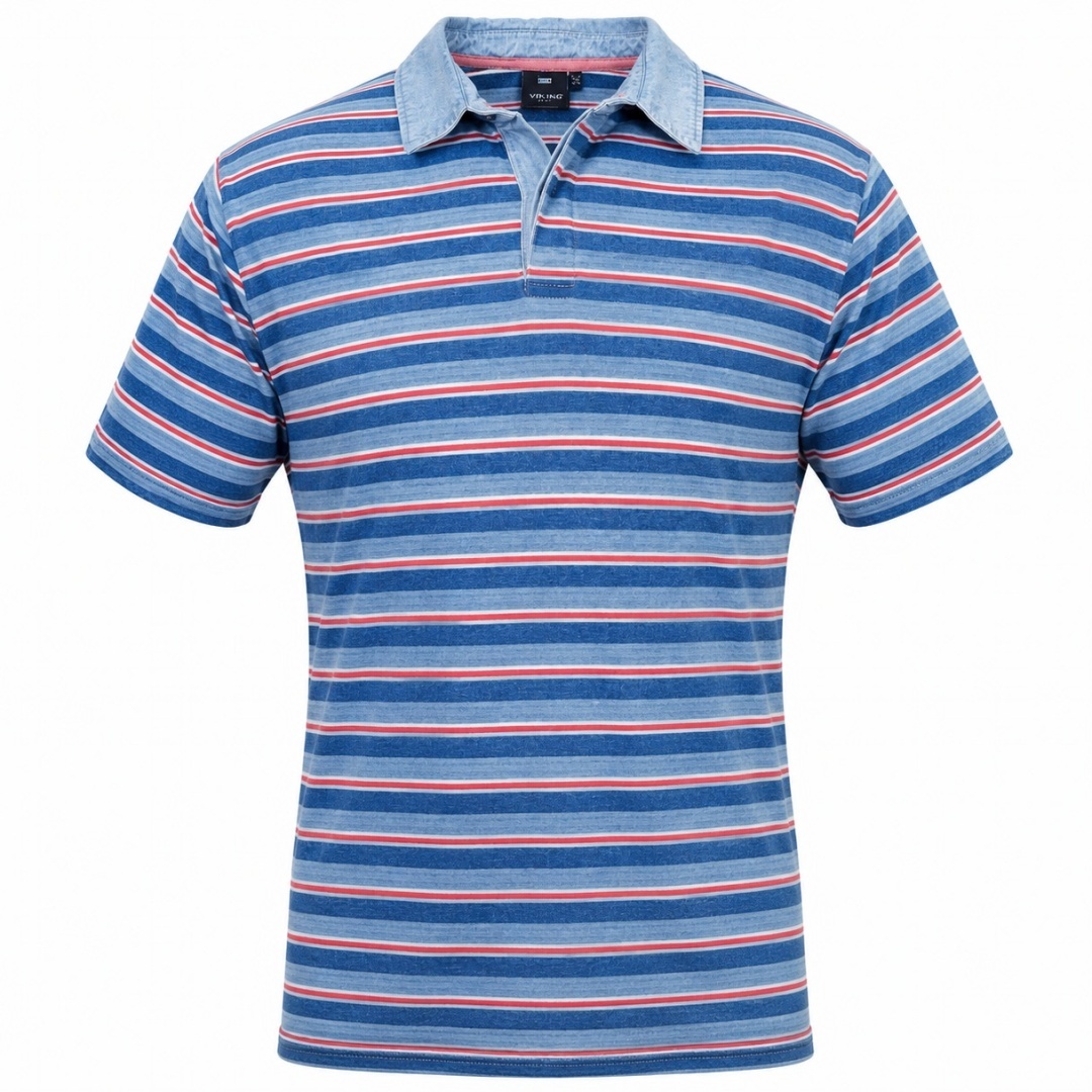 Replika Velká Polokošile Modrá vel 5XL obvod 160 cm