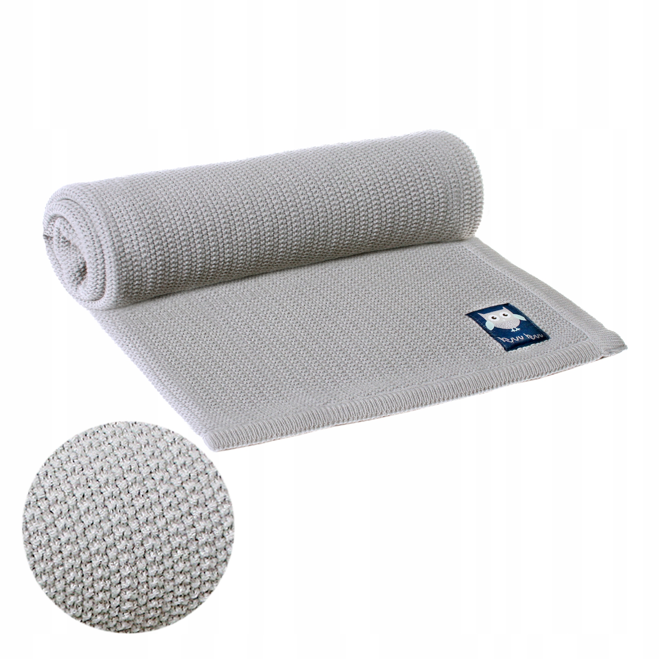 KOCYK KOC DZIANINOWY ECRI CHRZEST 80x100 Płeć chłopcy