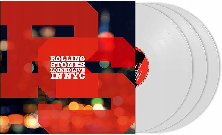 The Rolling Stones Licked Live in Nyc White Vinyl 3LP Limited Edition
