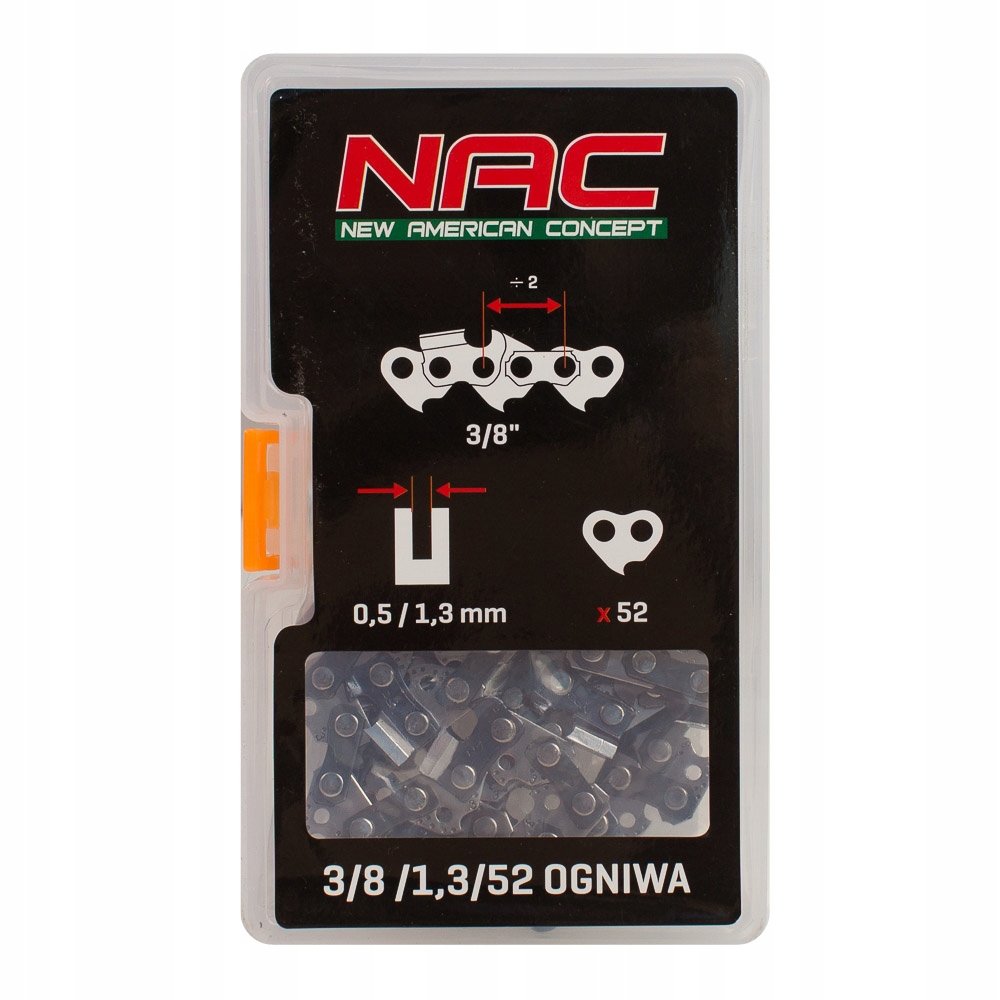 

Łańcuch 14" Nac 52 Og 3/8 X 1,3 CST38-35SE