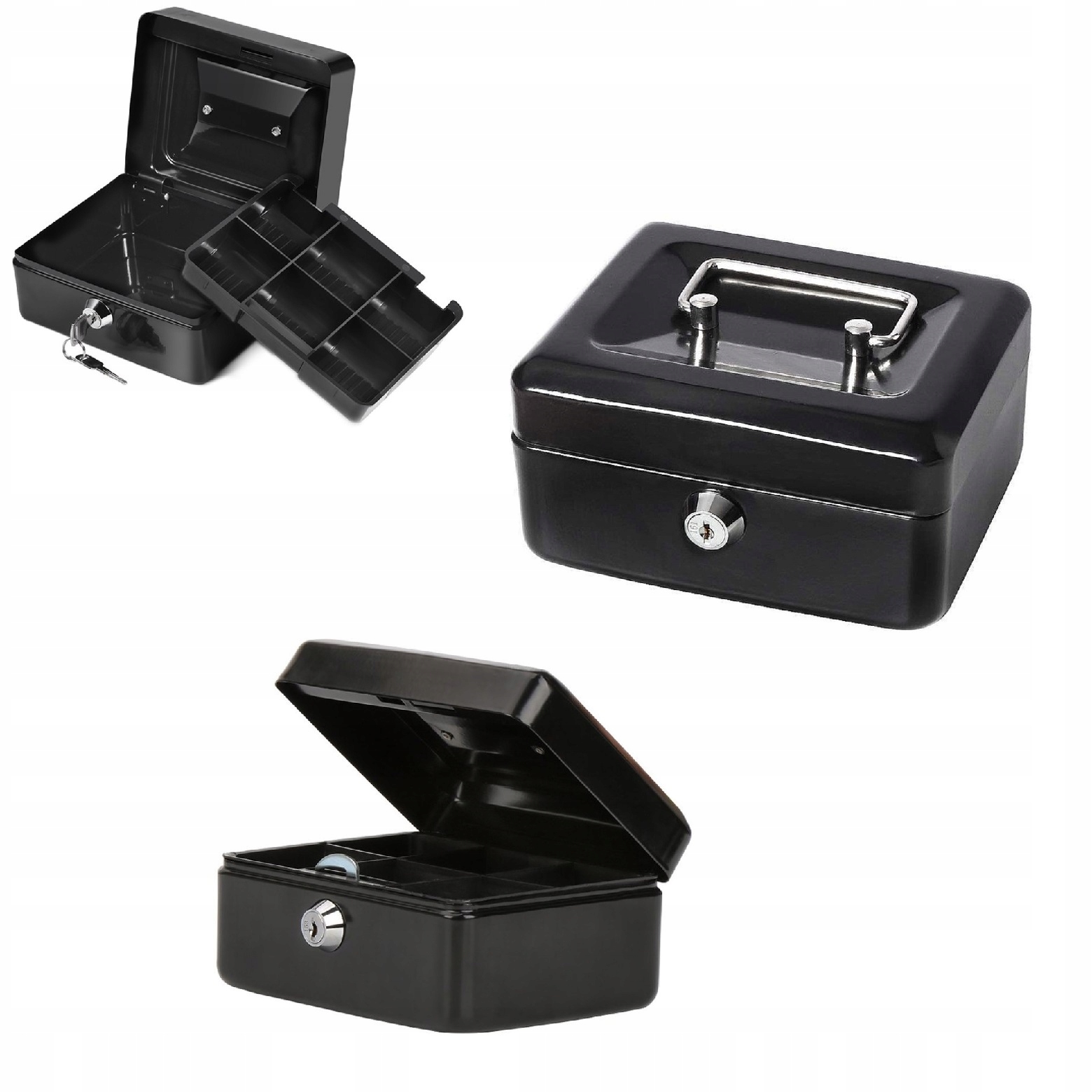 SKARBONKA KASA SEJF KASETKA METALOWA NA PIENIĄDZE