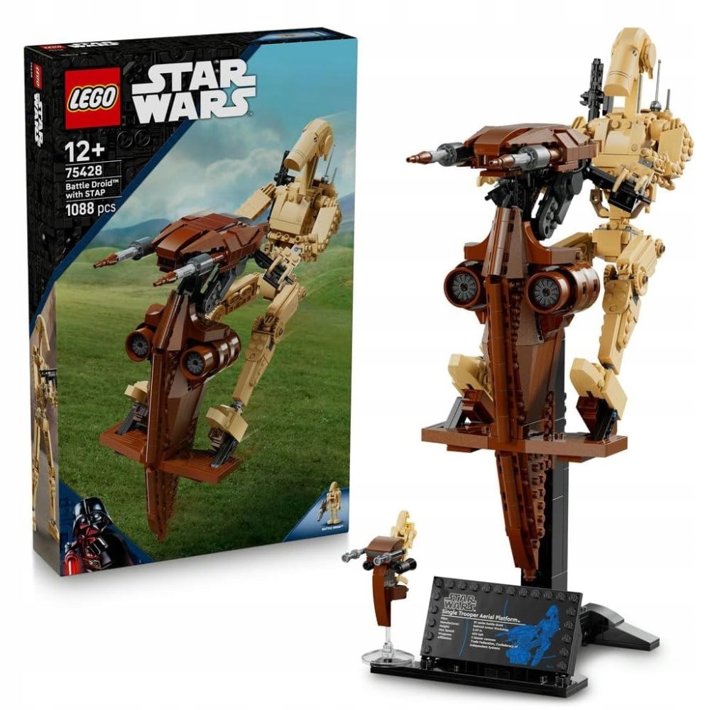Набір LEGO 75428 ЗОРЯНІ ВІЙНИ БОЙОВИЙ ДРОЙД З ПЛАТФОРМОЮ STAP