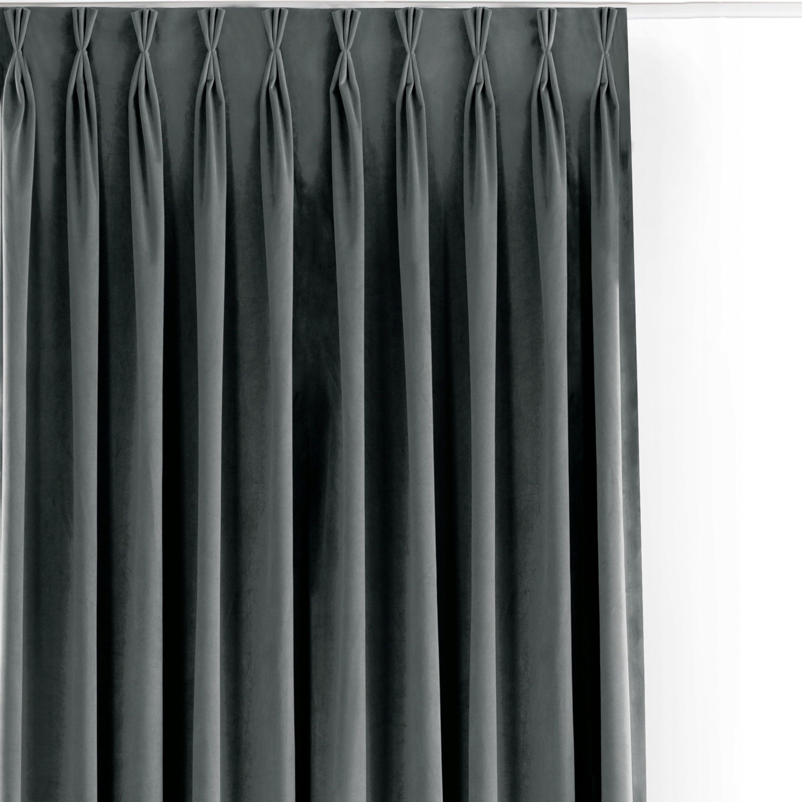Filumi Záves velvet velúr Flexy 9,5 cm Grafitový 530x300
