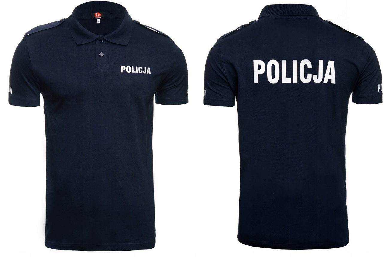 

Koszulka służbowa Granatowa Polo Policja pagony S