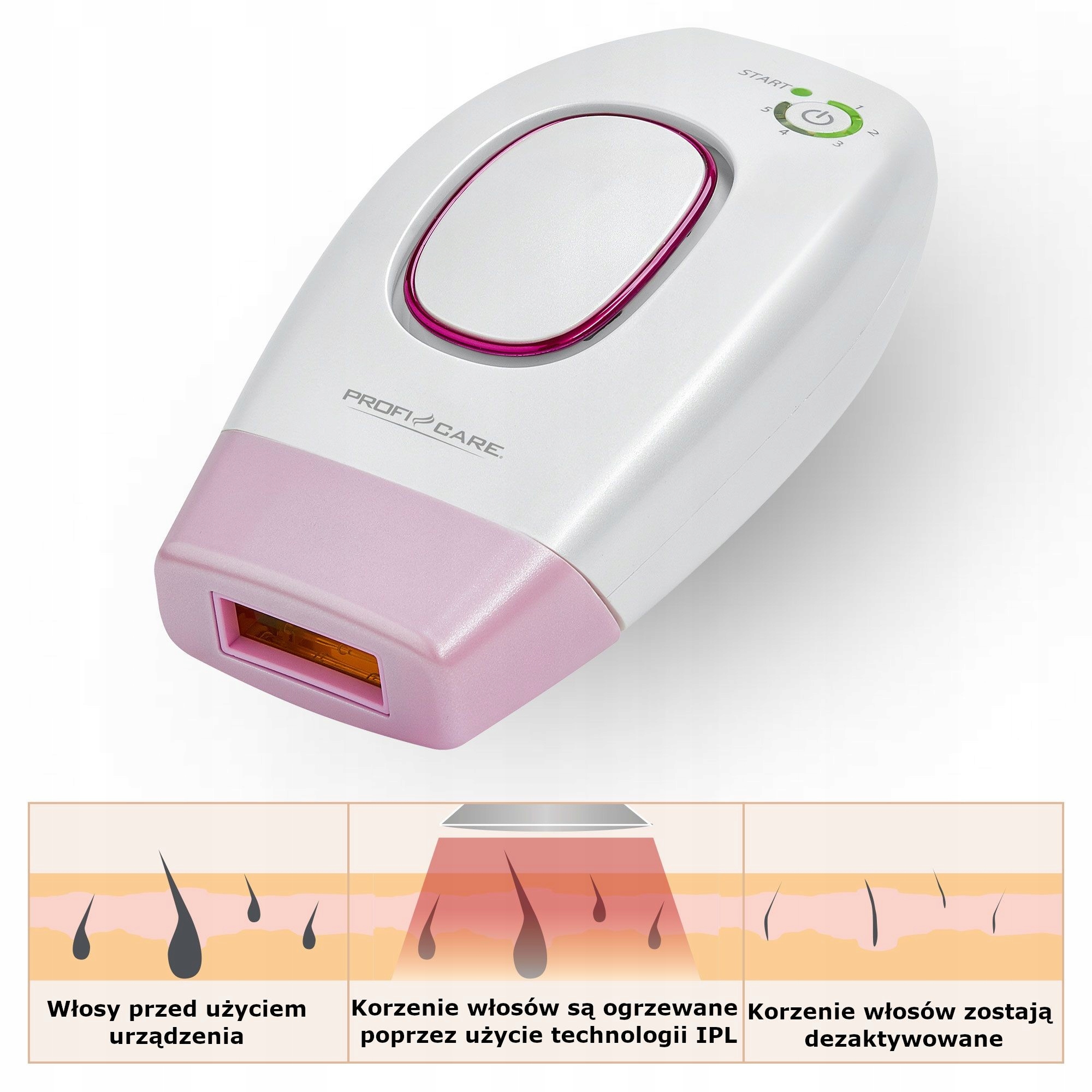 DEPILATOR LASEROWY IPL ProfiCare PC-IPL 3024 Kod producenta 330240