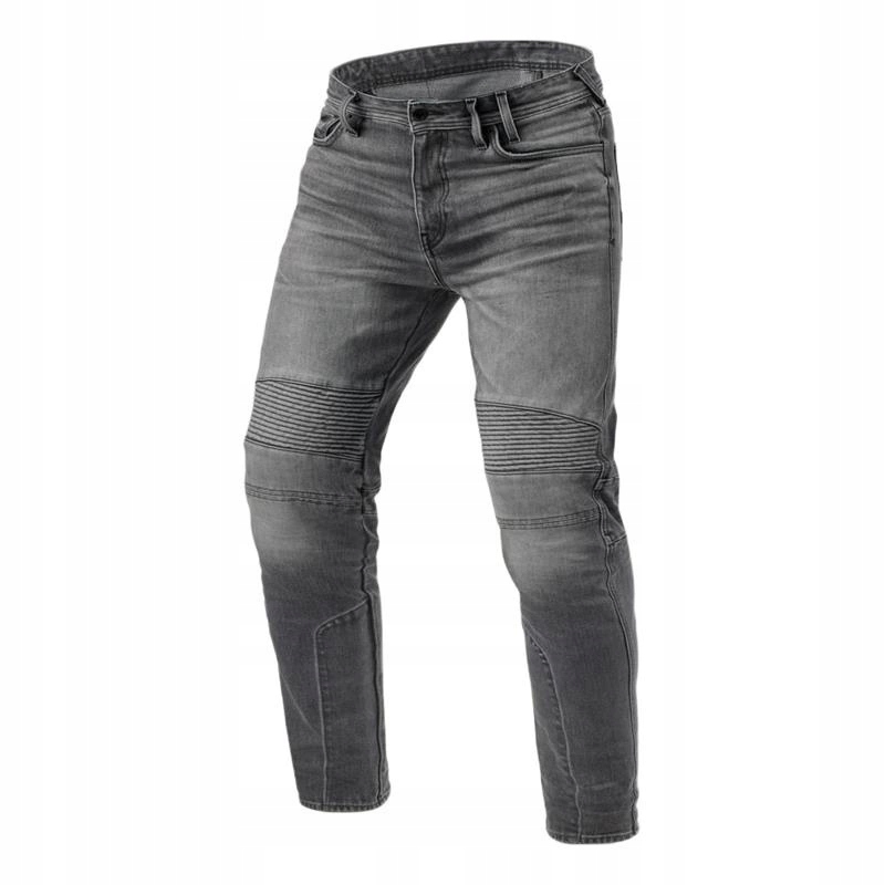 Motocyklové džínsy Revit Moto 2 Medium Grey Used šedé
