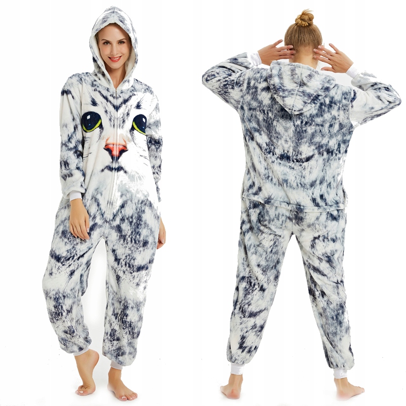 

Duży Kot Kigurumi Kombinezon Onesie M 12 CH4U