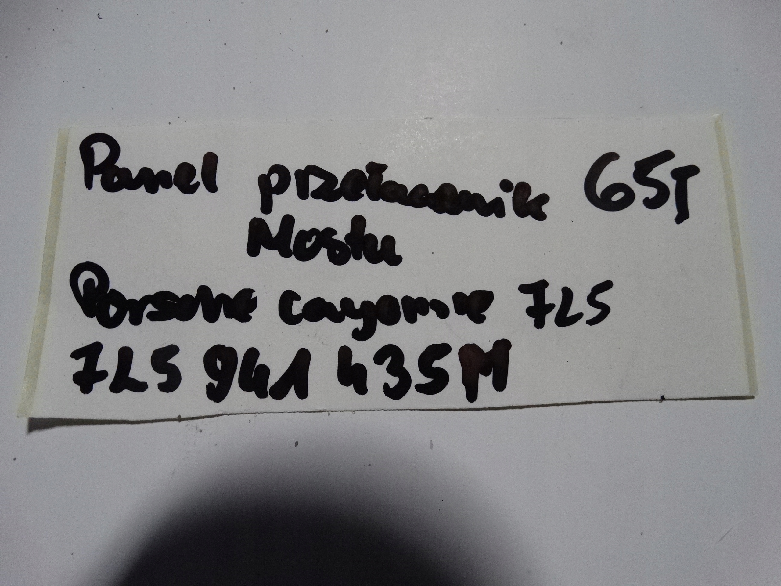 PANEL switch MOSTU PORSCHE CAYENNE 7L5 1