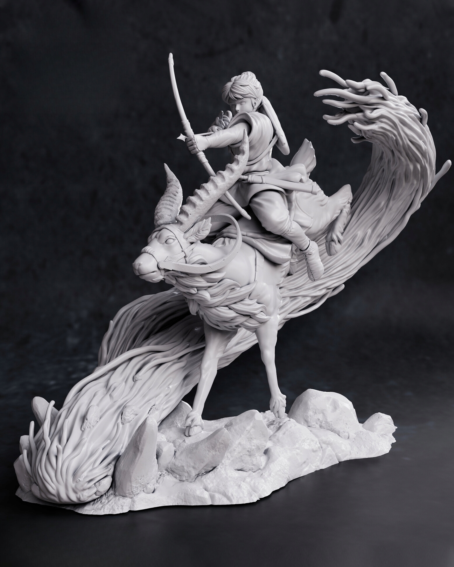 Ashitaka z Princezny Mononoke Sběratelská figurka