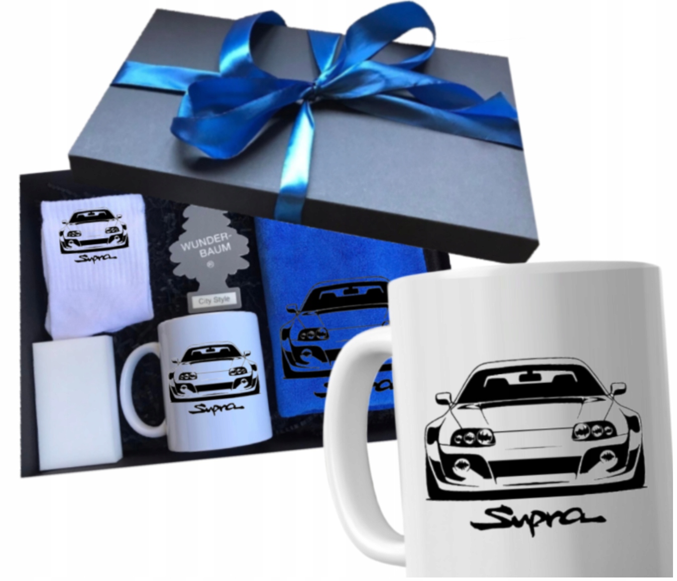 Sada jako dárek ke Dni otců pro řidiče auta Supra hrnek Jdm