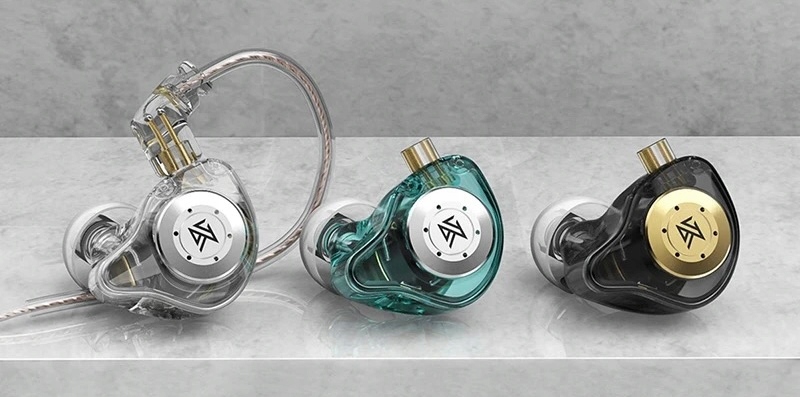 KZ EDX Pro słuchawki dokanałowe dynamik 10mm jasne brzmienie PIANKI gratis Model EDX Pro