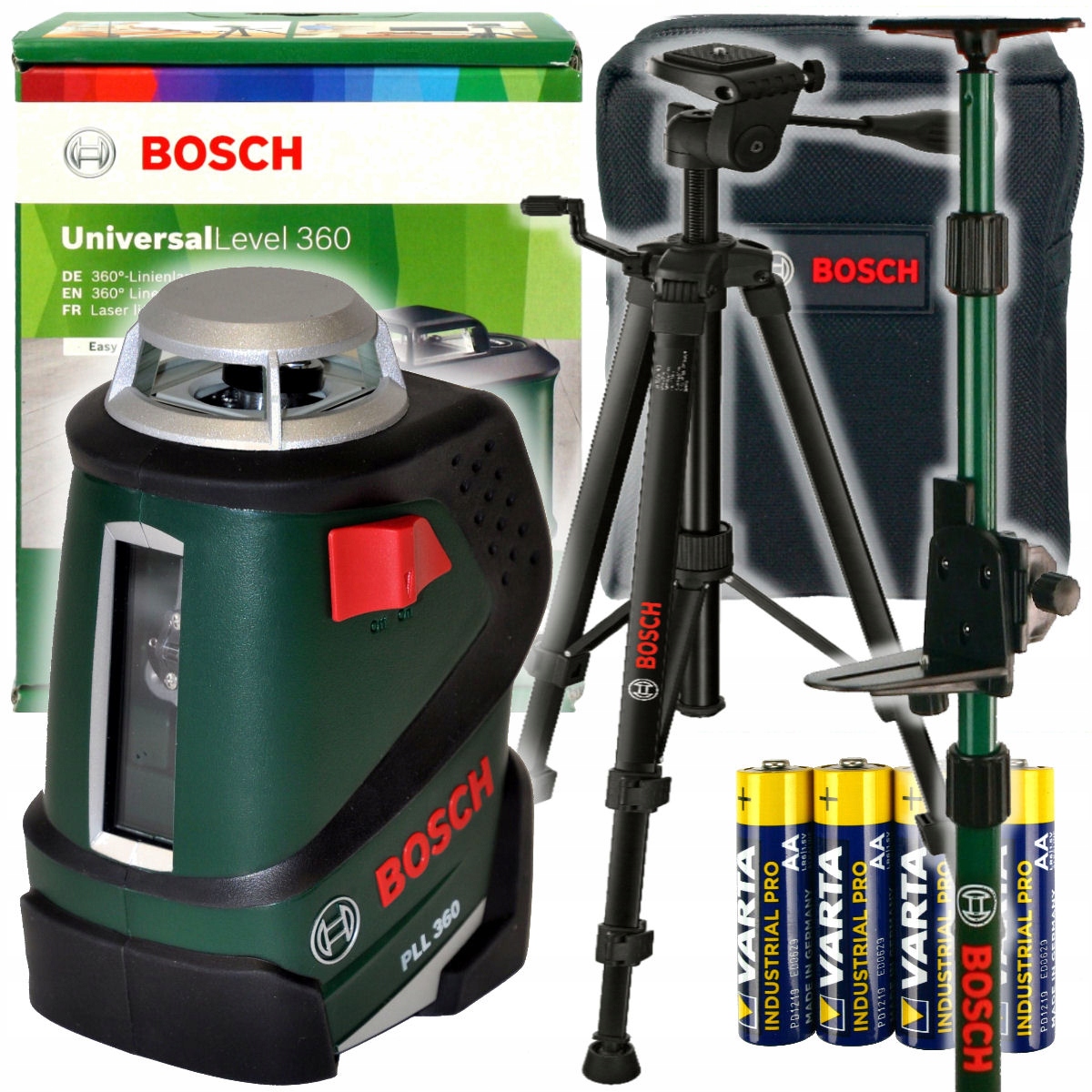 

Laser Krzyżowy Pll 360 Bosch Kolumna Statyw