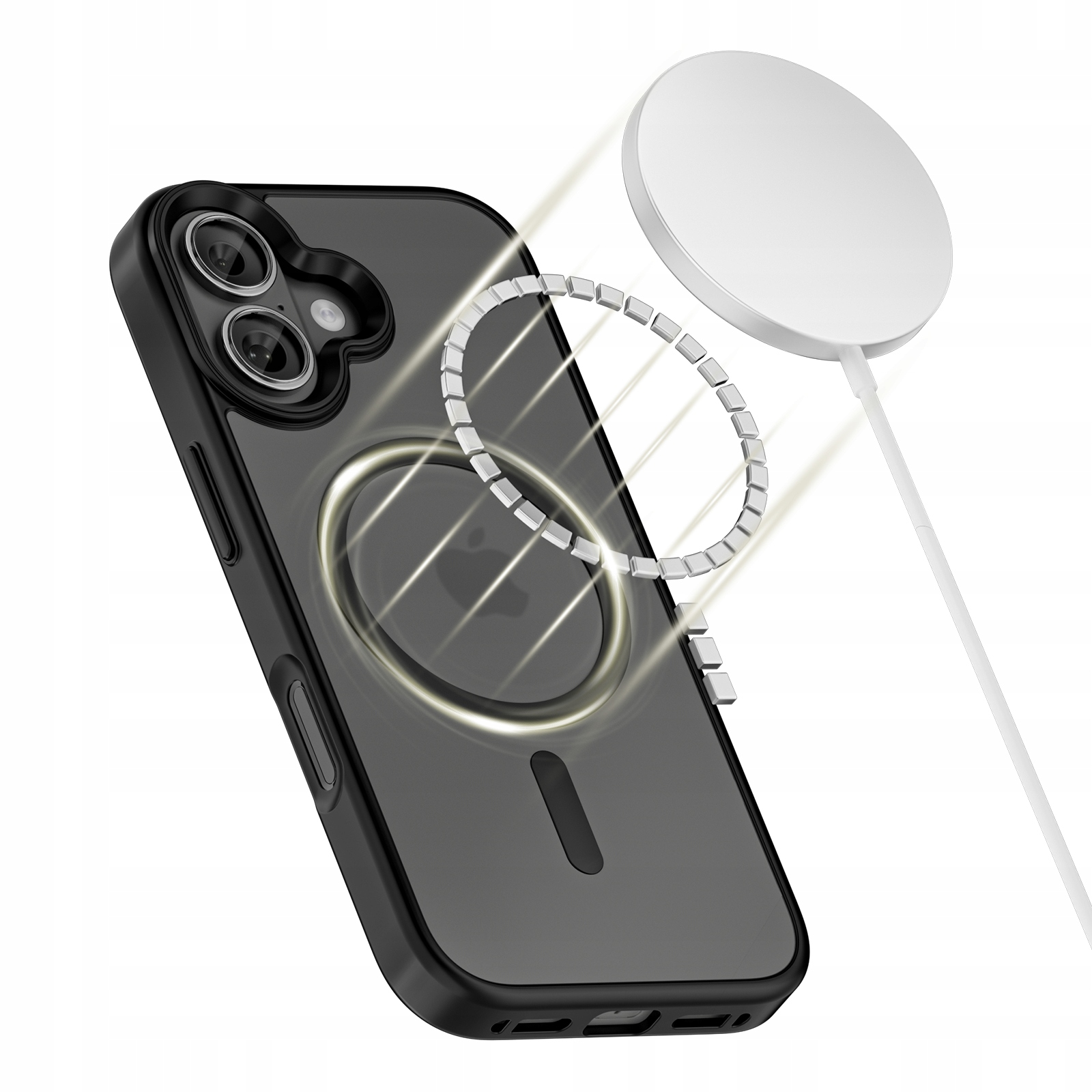 Tech- Protect Magmat Xt 4- Set MagSafe iPhone 17 Matte Black Tech- Protect