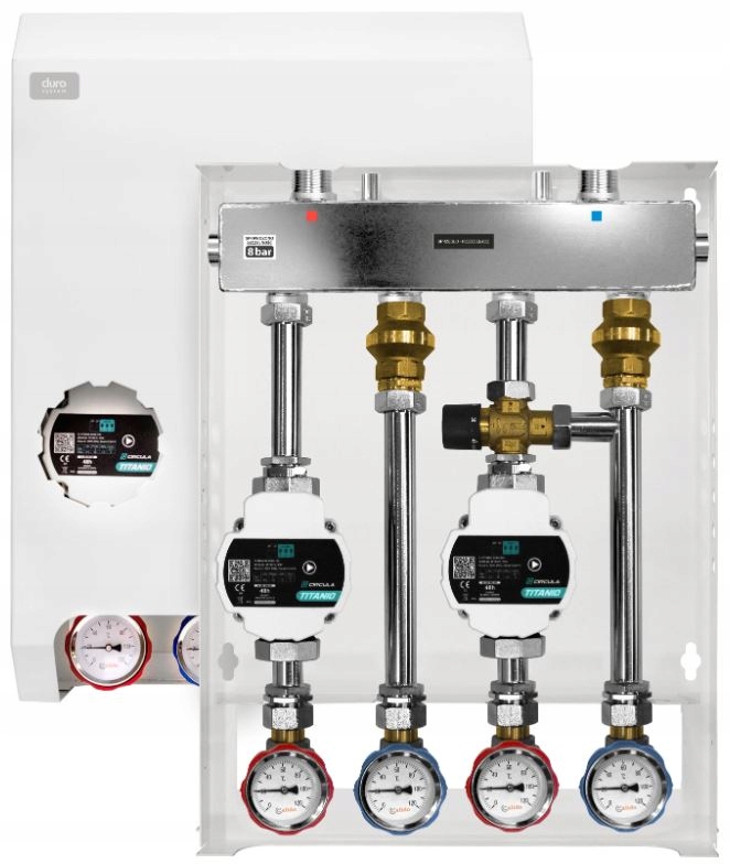 Čerpacia skupina Duro Co termostatický ventil 25/60 2-SEKCIE