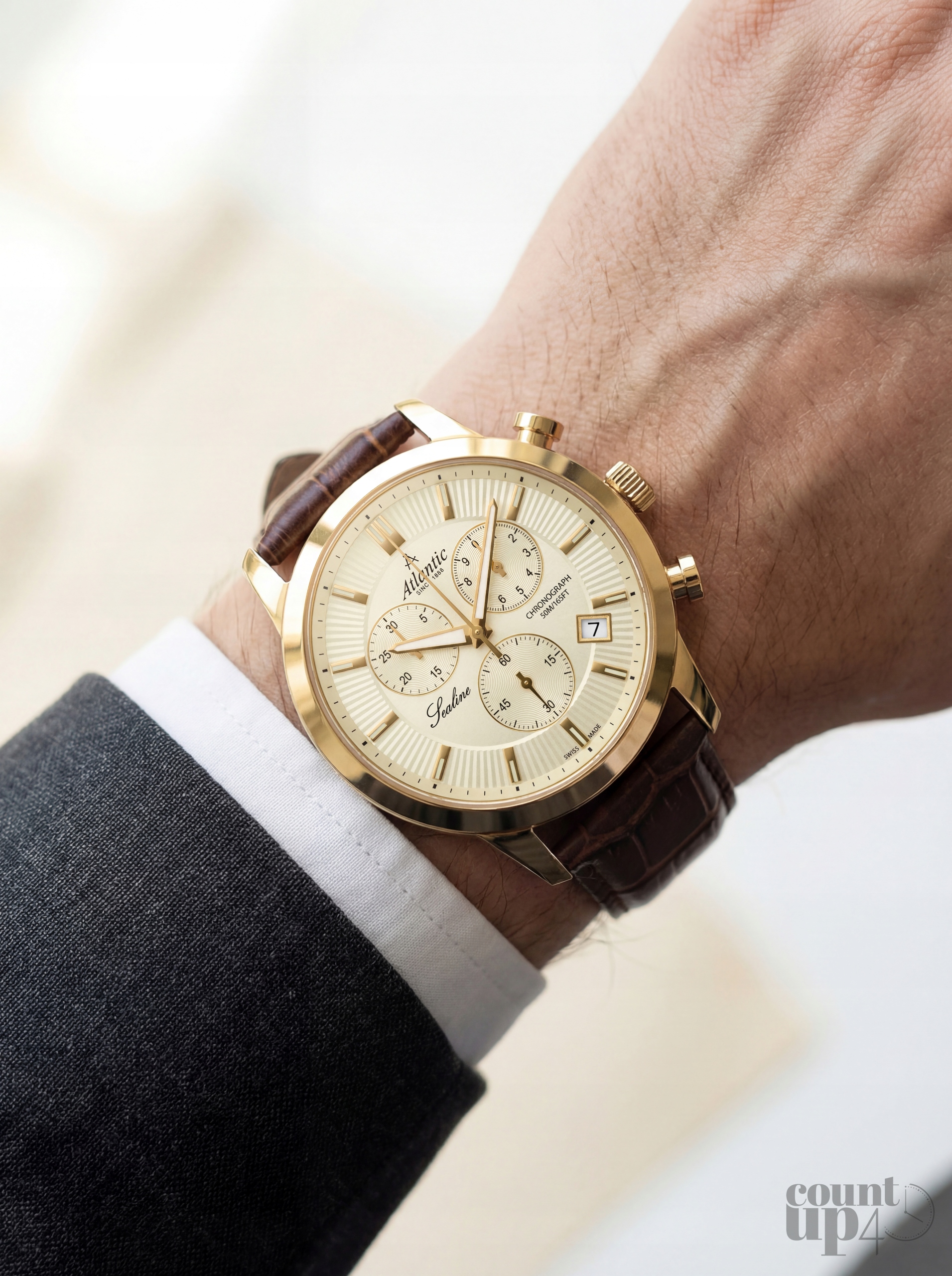 Atlantic Sealine Chronograph 62450.45.31 45,00mm 5ATM Classic