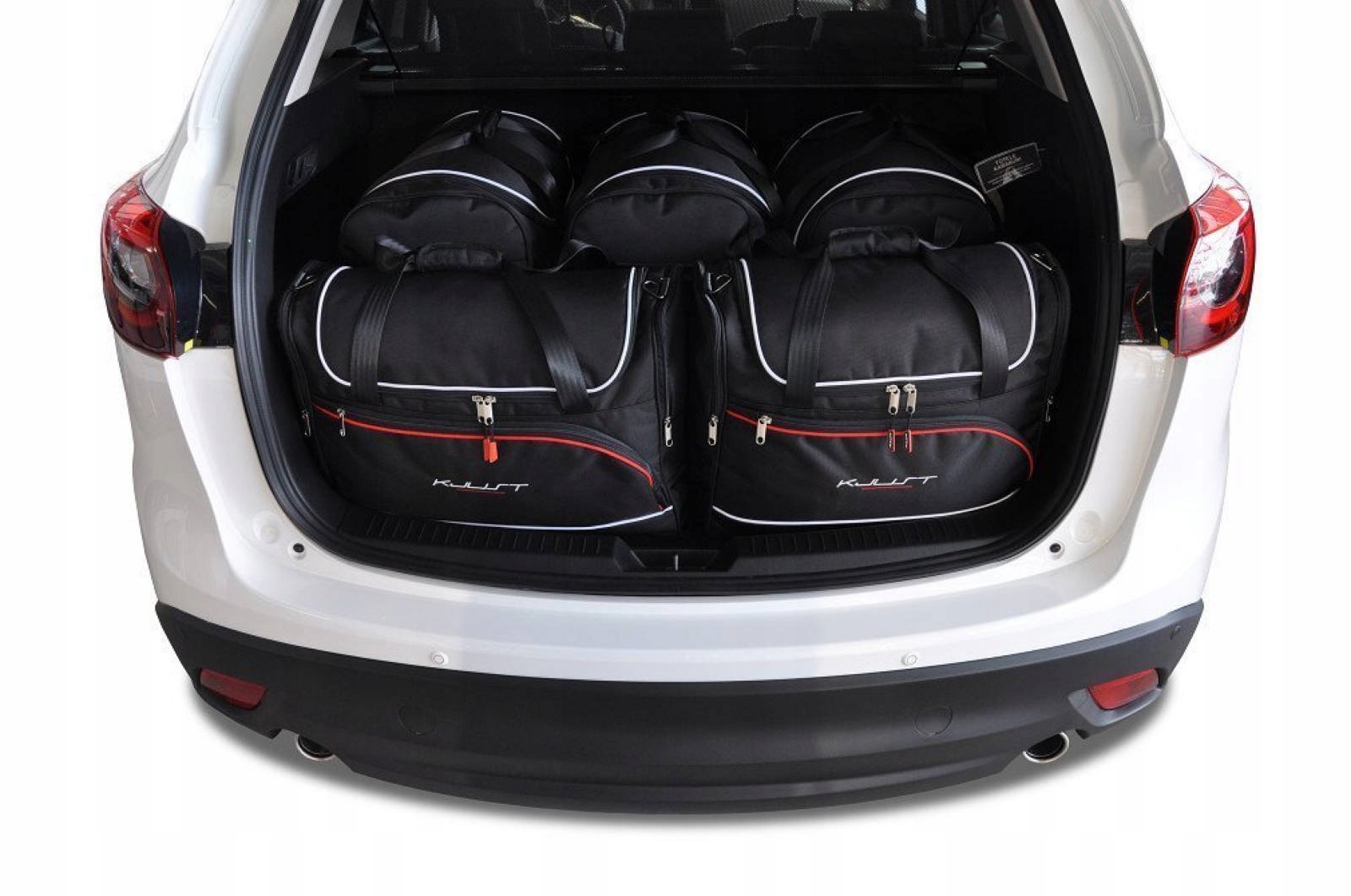 J&j Automotive Sada 5ks cestovných tašiek Aero pre Mazda CX-5 2011-2017
