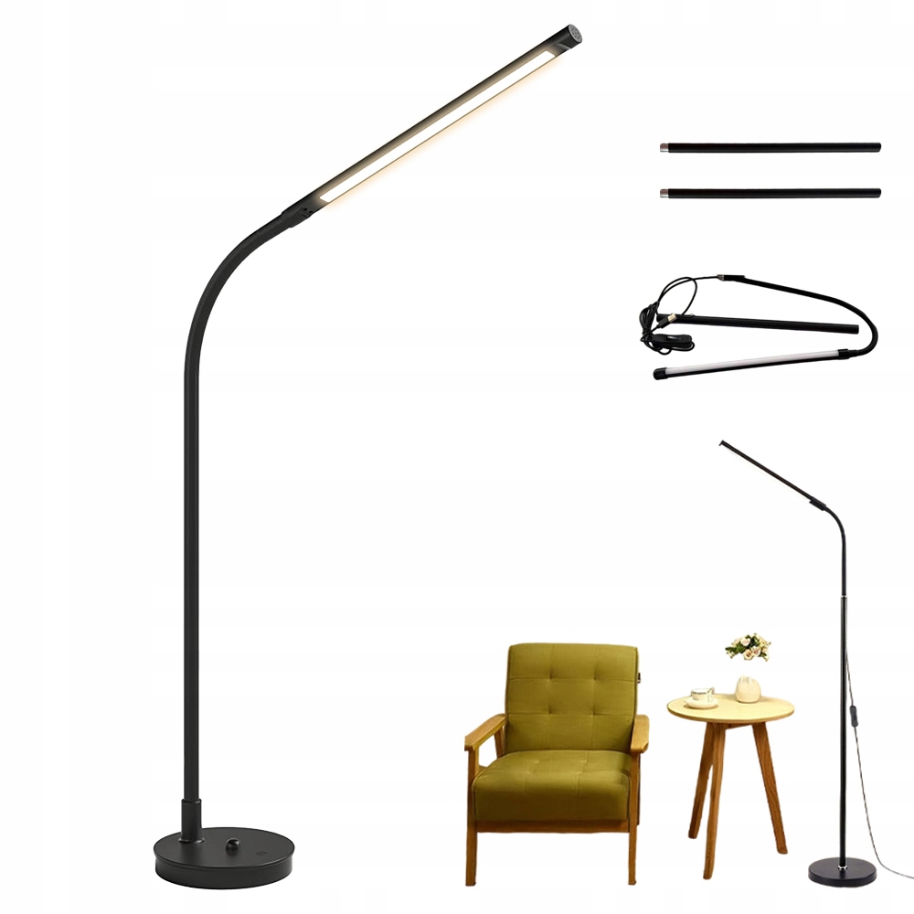Led Podlahové Lampy S Usb Ohebnou Regulací Úhlu Pro Kancelářský Obývací Pokoj