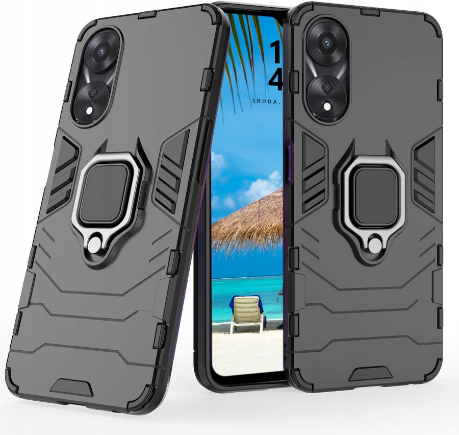 

Etui Pancerne Ring Holder Do Oppo A78 5G Szkło