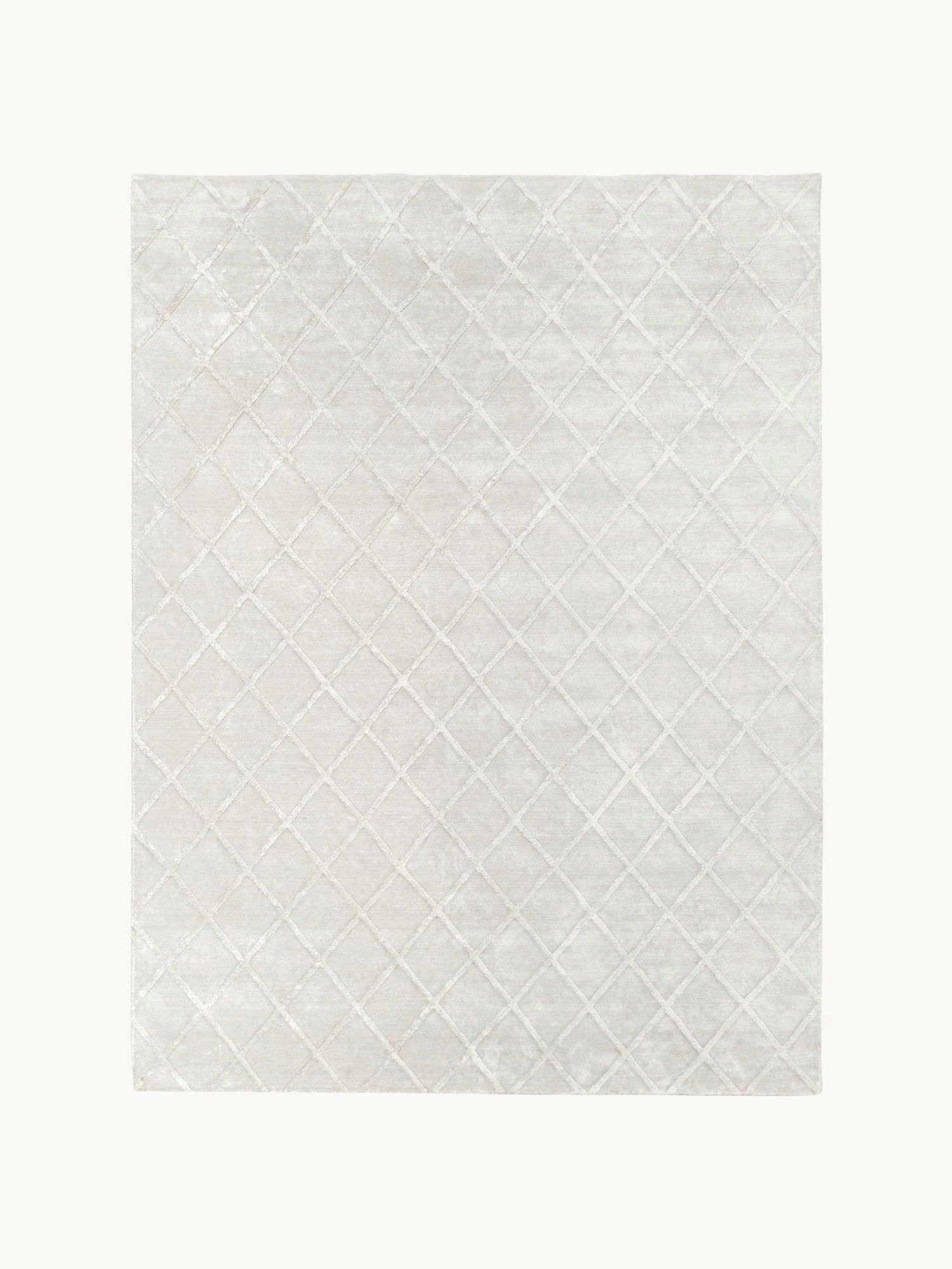 Dywan Shiny 200 x 300 cm boho dekoracja wnętrz szary