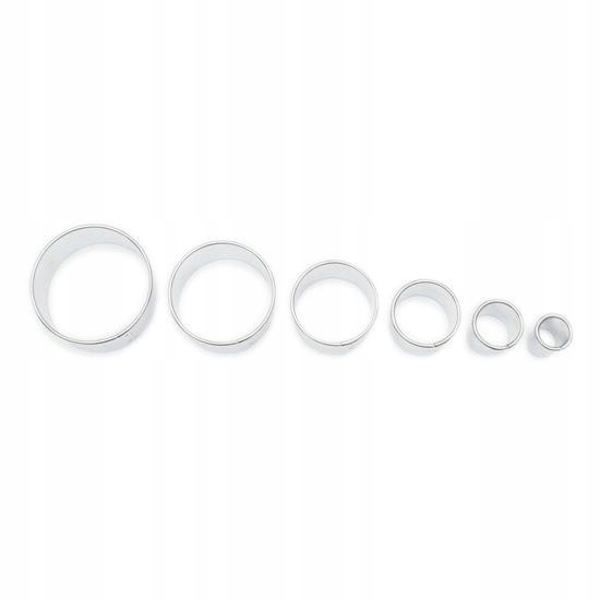 

Zestaw foremek do ciastek kółka, 6 szt.