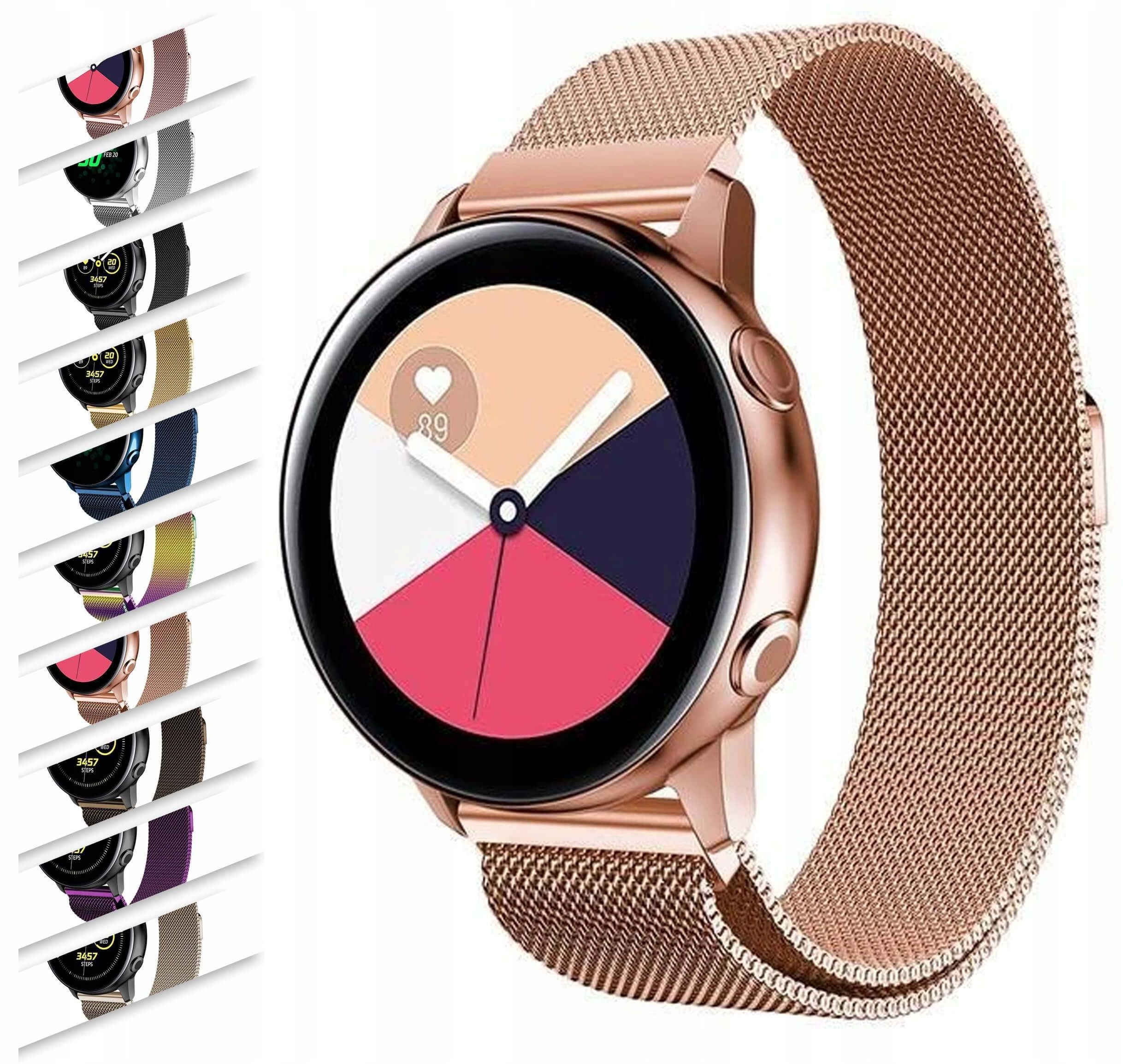 PASEK DO SAMSUNG GALAXY WATCH 4 5 6 40mm/44mm/45mm/46mm/47mm PRO ACTIVE 2 Kod producenta opaska szkło etui case ładowarka 42mm Classic