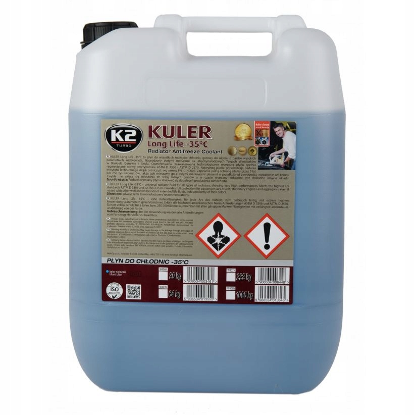 

Kuler Płyn Do Chłodnic G11 Niebieski 20kg