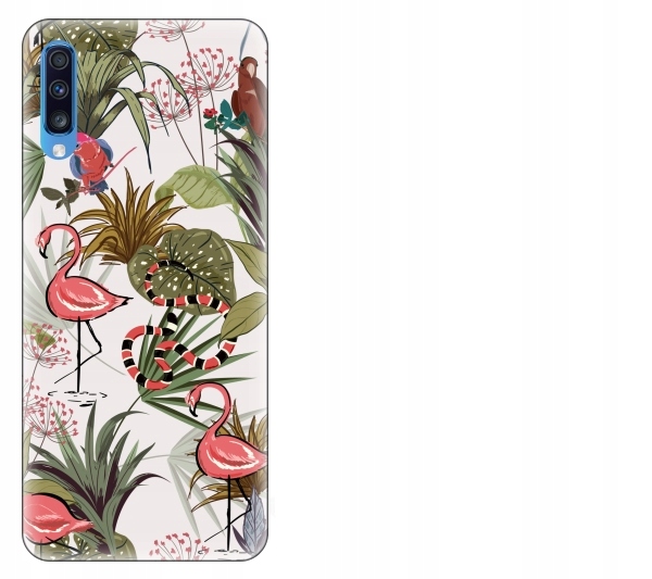 

Etui pokrowiec Samsung Galaxy A70 Flaming tukan dż
