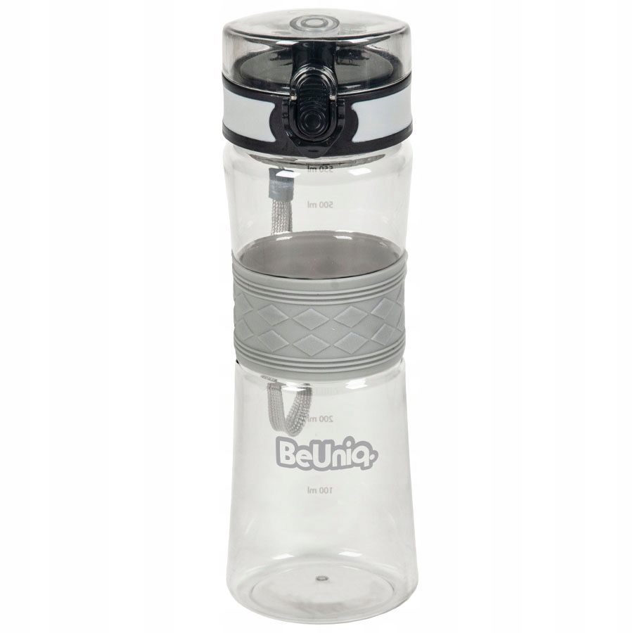 Bidon Butelka na wodę PASO BeUniq Szary 550ml