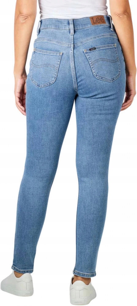Dámské úzké nohavice džíny Lee Comfort Skinny Modern Blue L34DTWII 31/33