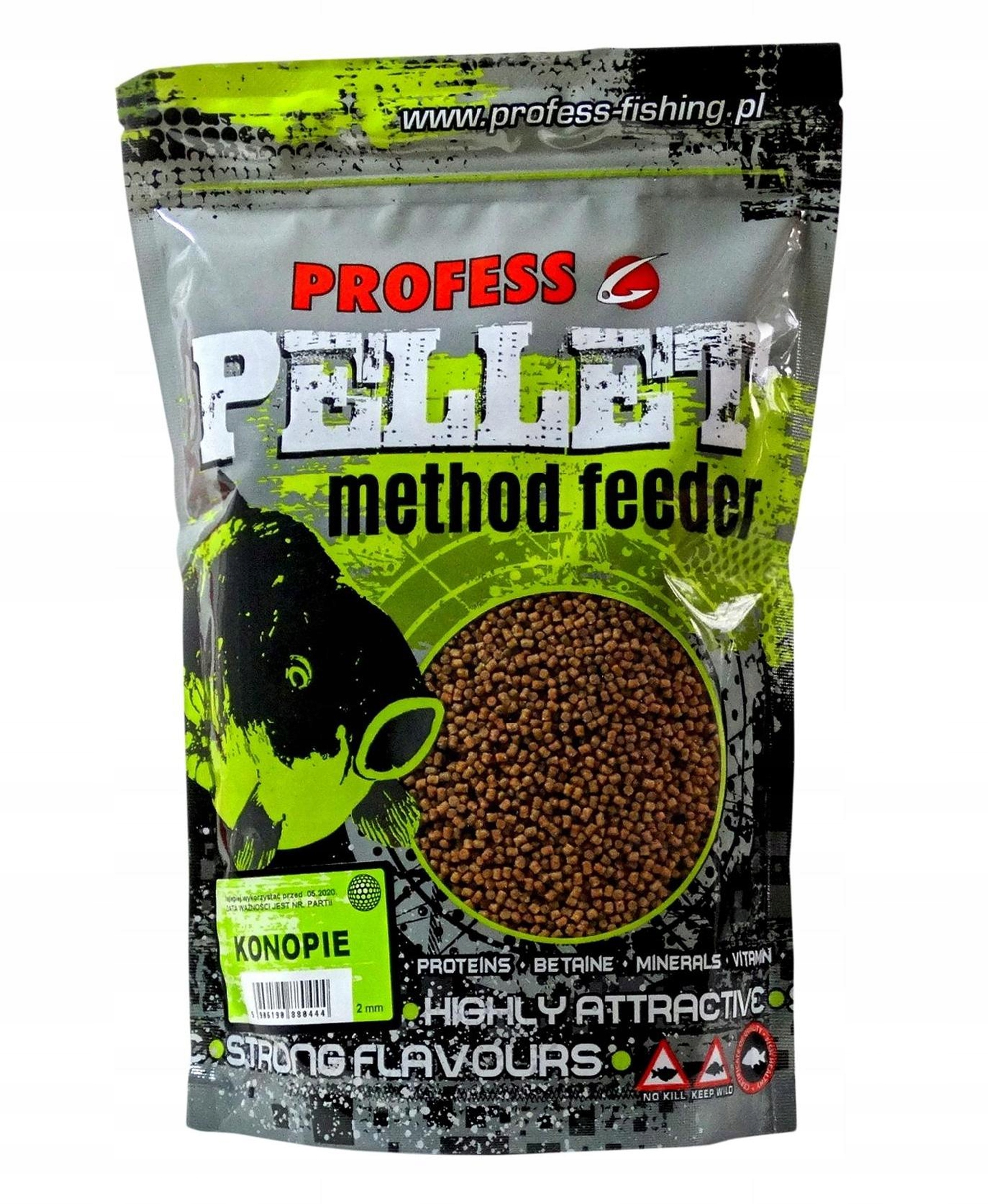 PROFESS Micro Pellet do Metody - KONOPIE 2mm/700g