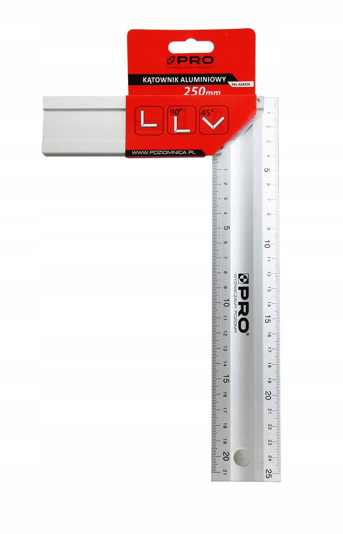 

Kątownik Aluminiowy 250mm Pro PKL-ASR250