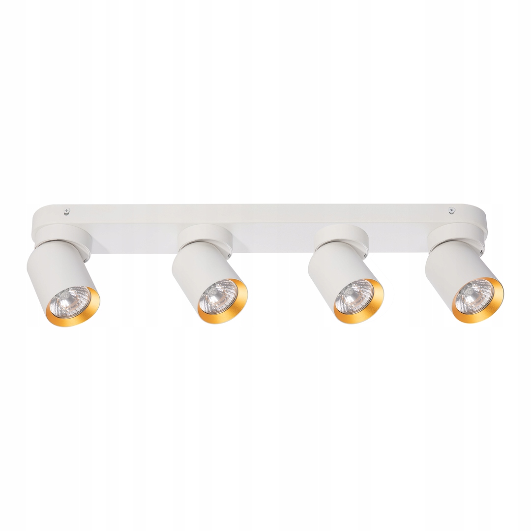 Stropní svítidlo Milagro Andy Bílá Zlatá 4xGU10 IP20