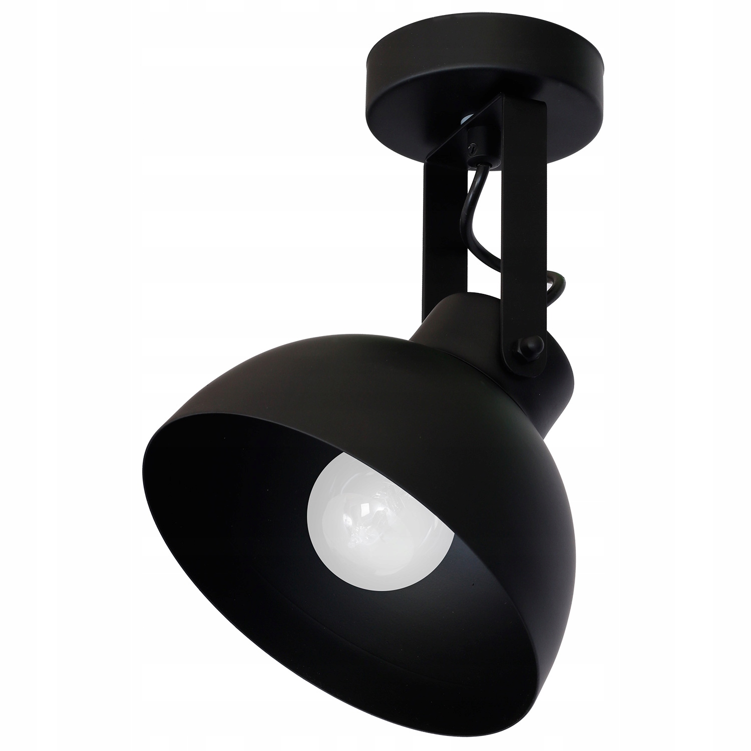 Lampa Sufitowa Plafon Spot EINAR 1 Czarny