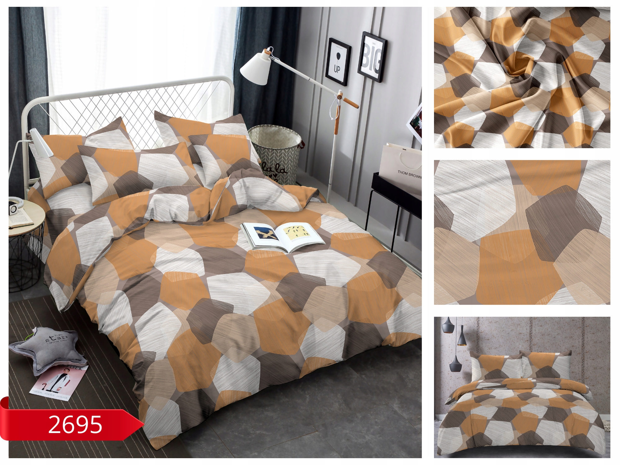 POŚCIEL 200x220 +2 POSZEWKI KOMPLET POŚCIELI 3D DWUSTRONNA Wymiary kołdry 200x220cm